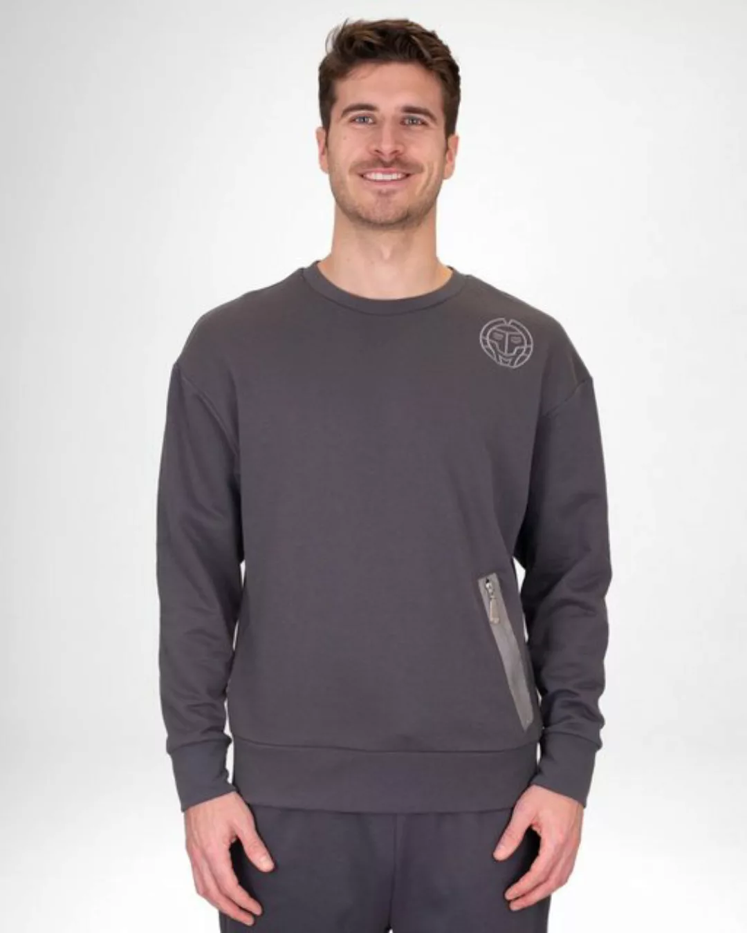 BIDI BADU Sweatshirt Chill Sweatshirt für Herren in grau günstig online kaufen