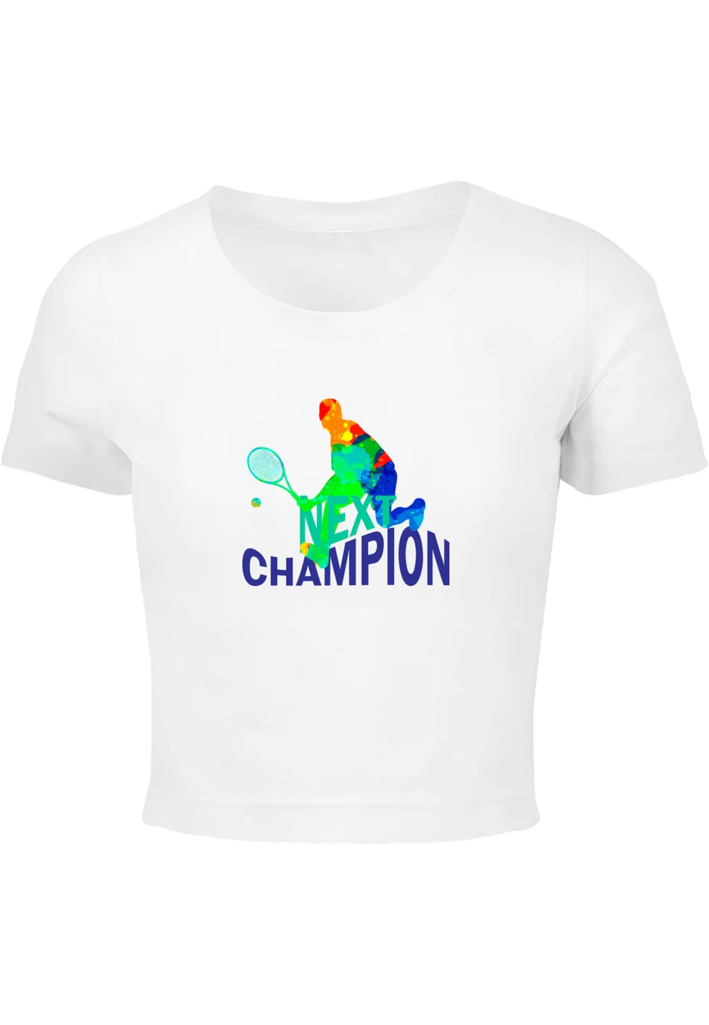 Merchcode T-Shirt "Merchcode Damen Ladies Next Champion Cropped Tee" günstig online kaufen