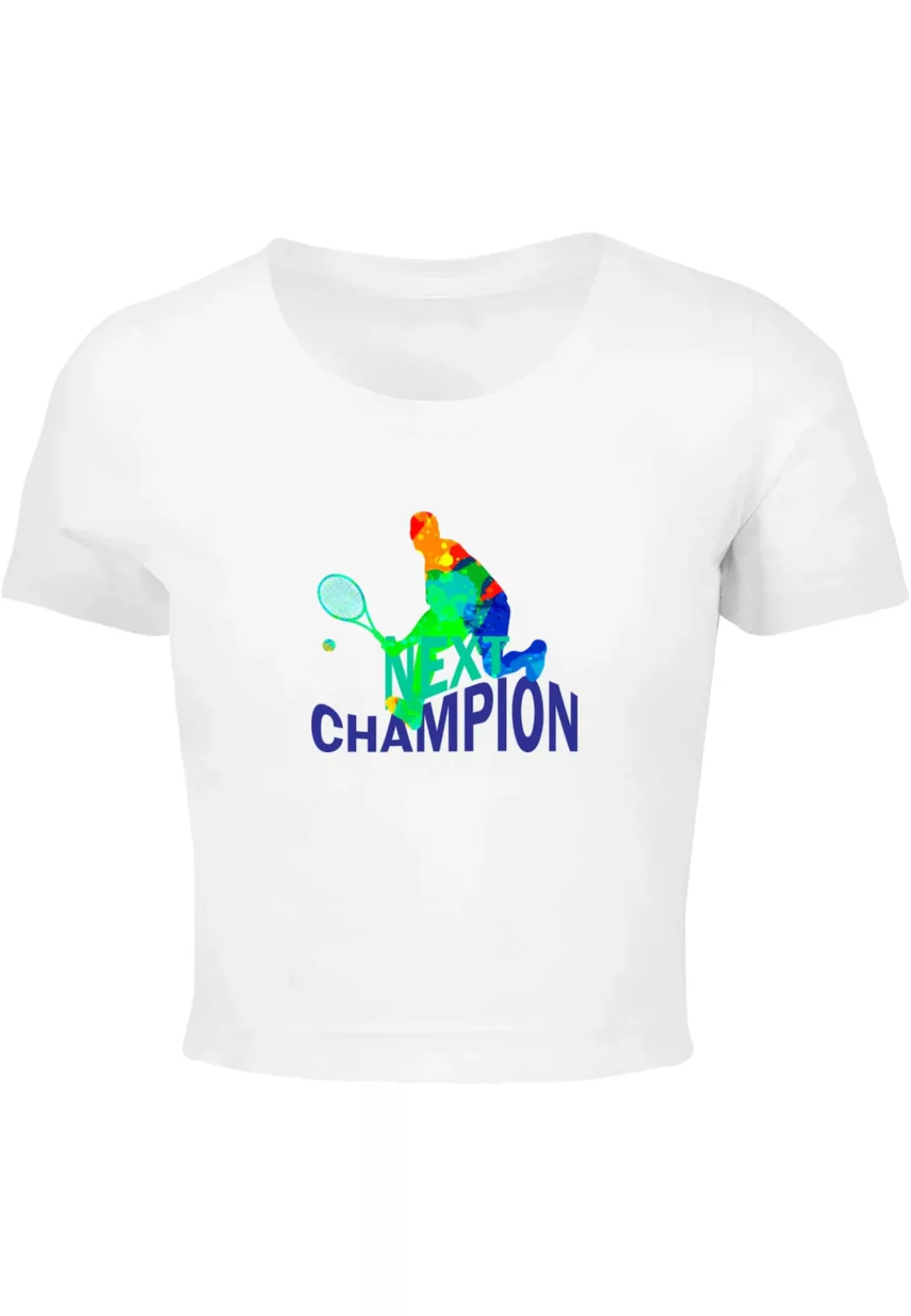 Merchcode T-Shirt "Merchcode Damen Ladies Next Champion Cropped Tee" günstig online kaufen