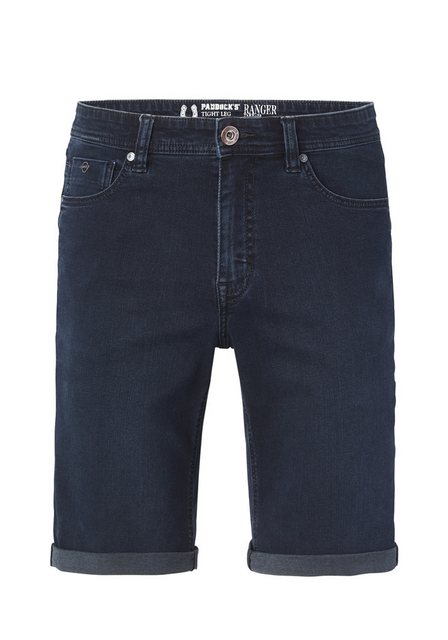 Paddock's 5-Pocket-Jeans PADDOCKS RANGER PIPE BERMUDA blue black used 80195 günstig online kaufen
