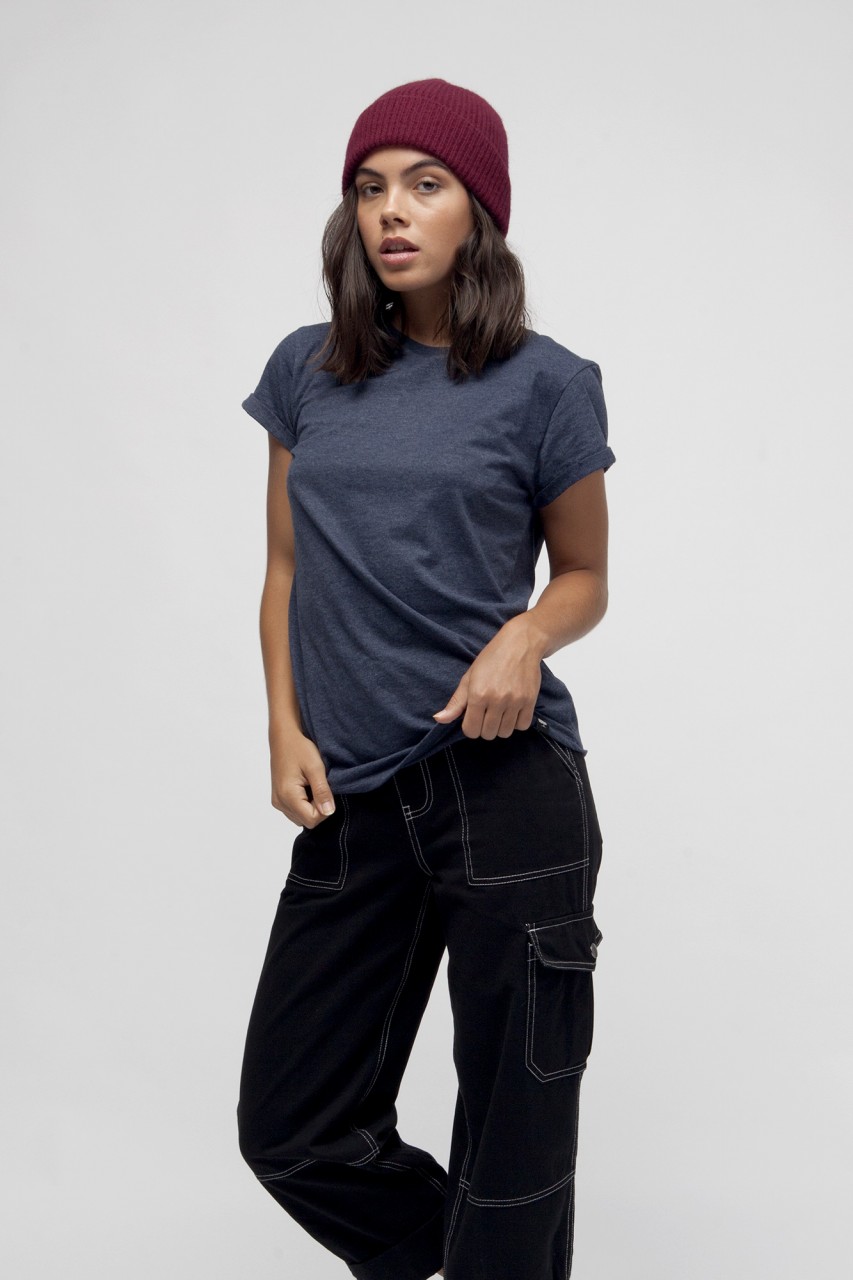 Recyceltes T-Shirt für Frauen aus Baumwolle und PET-Flaschen günstig online kaufen