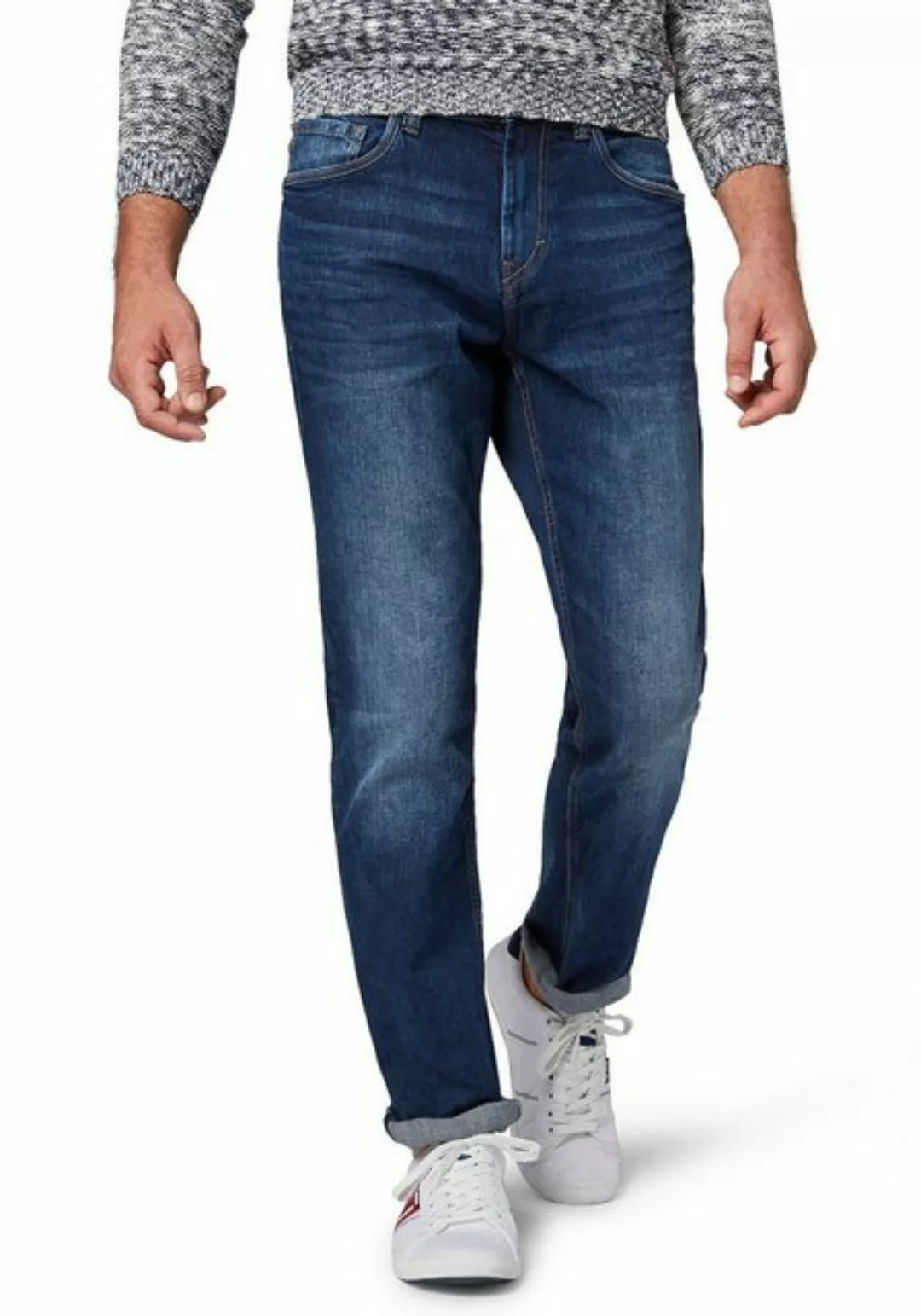 TOM TAILOR 5-Pocket-Jeans "Josh", in Used-Waschung günstig online kaufen