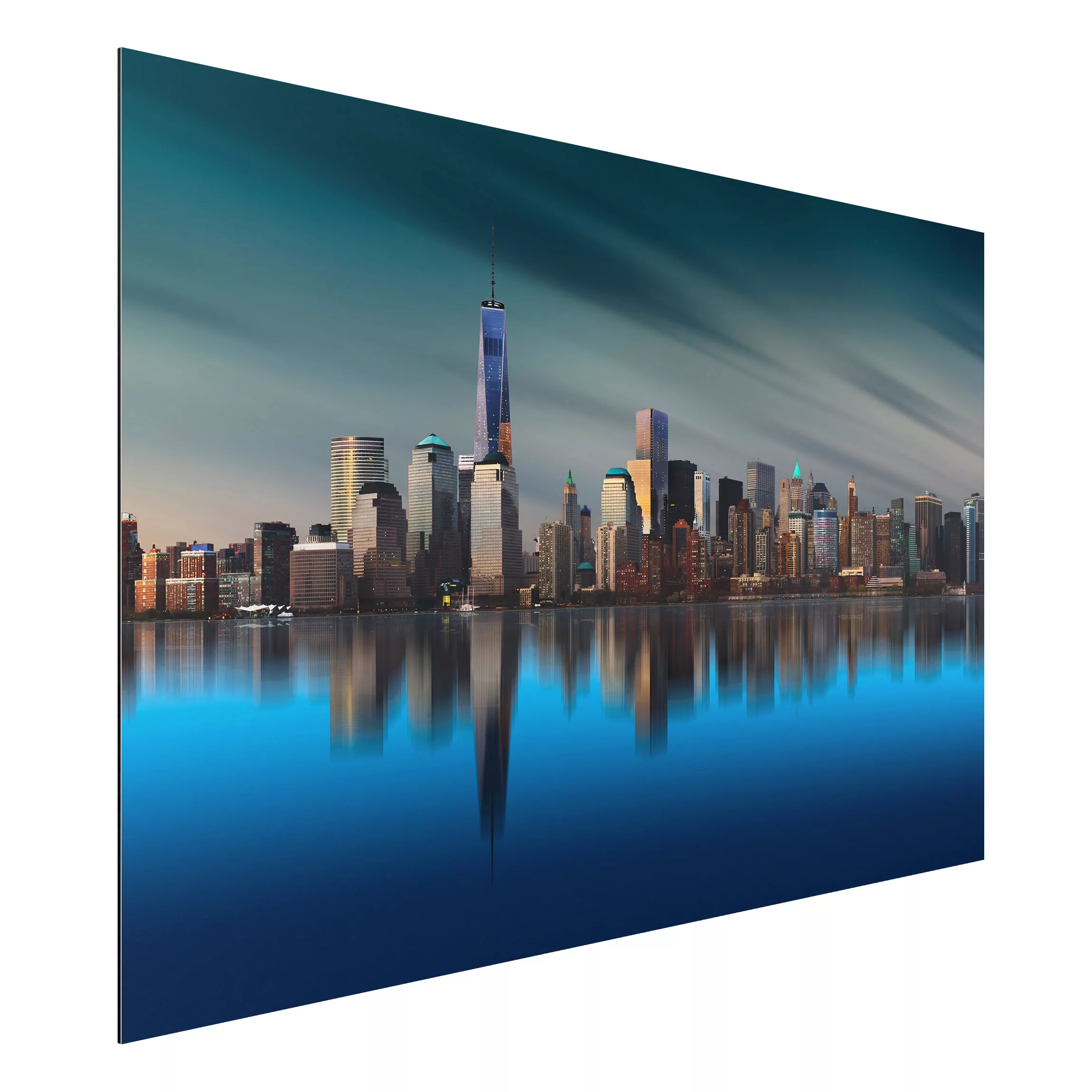 Alu-Dibond Bild Architekur & Skyline - Querformat 3:2 New York World Trade günstig online kaufen