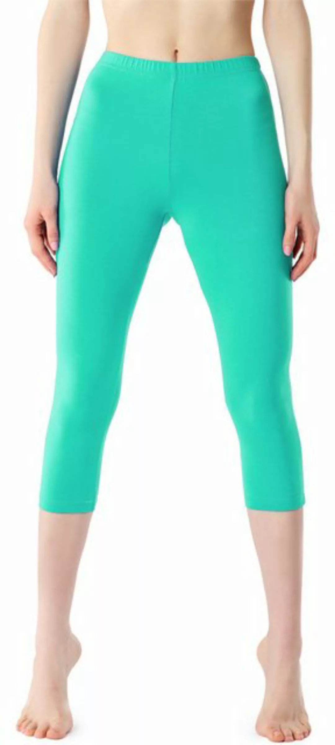 Bellivalini Leggings Damen Hose 3/4 aus Viskose BLV50-204 (1-tlg) elastisch günstig online kaufen