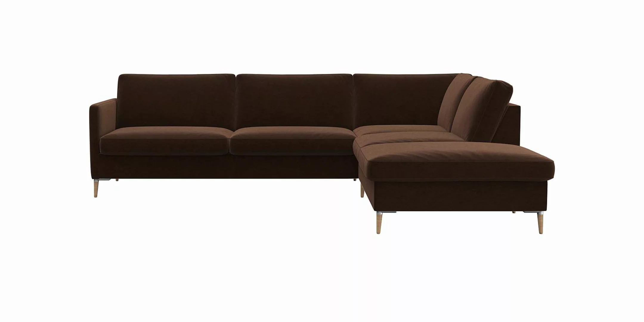 FLEXLUX Ecksofa »Fiore, super Sitzkomfort durch Kaltschaum im Sitz, L-Form« günstig online kaufen