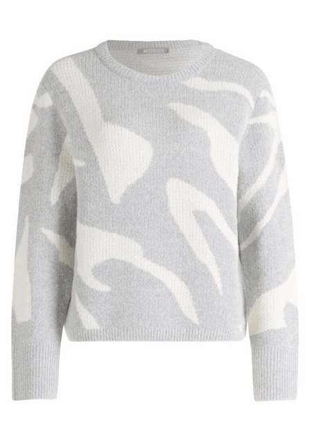 Betty&Co Strickpullover Betty & Co Strickpullover mit Jacquard (1-tlg) Jacq günstig online kaufen