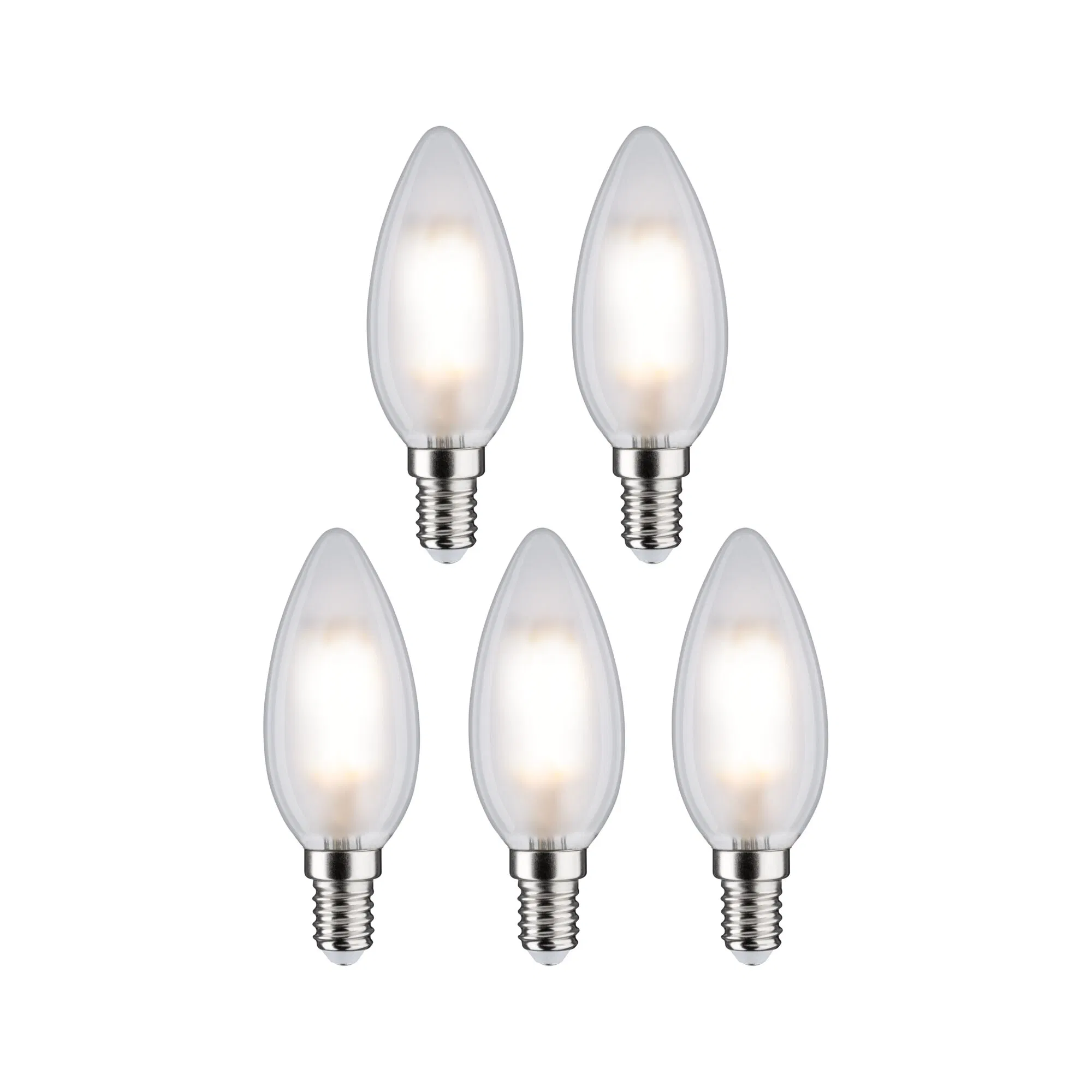 Paulmann "Filament 230V LED Kerze E14 5x470lm 5x4,8W 2700K Matt" günstig online kaufen