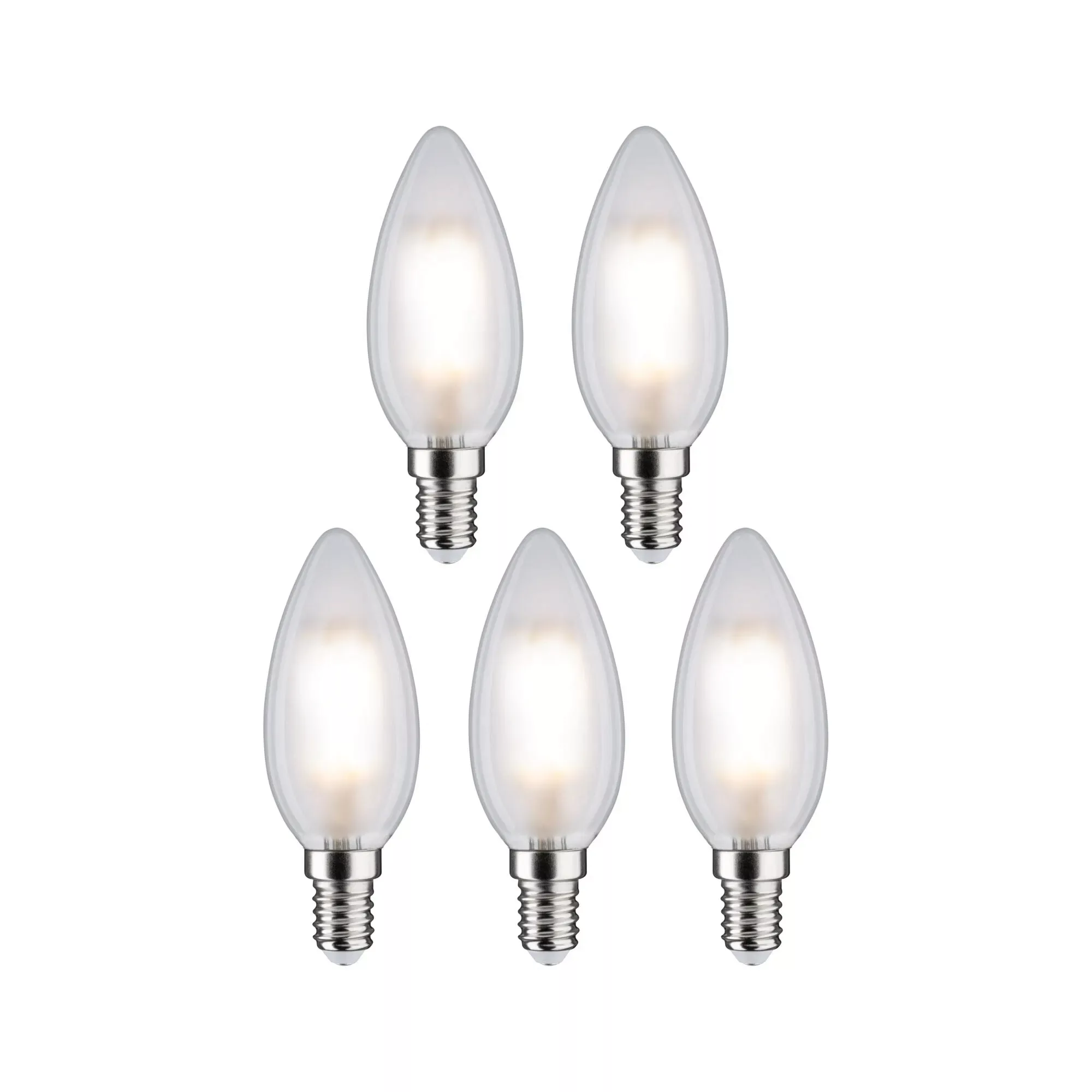 Paulmann "Filament 230V LED Kerze E14 5x470lm 5x4,8W 2700K Matt" günstig online kaufen