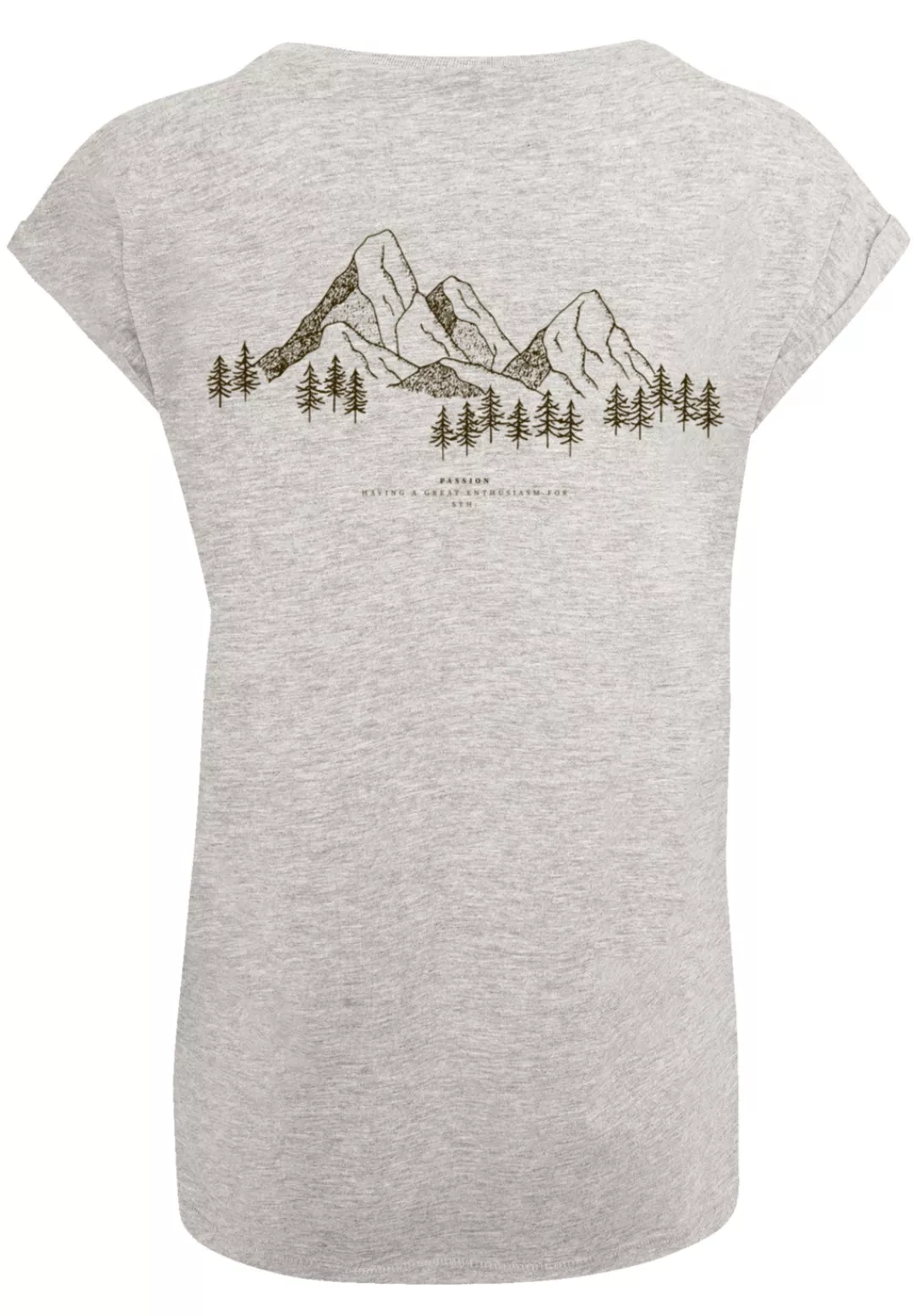 F4NT4STIC T-Shirt "PLUS SIZE Mountain Berge", Print günstig online kaufen