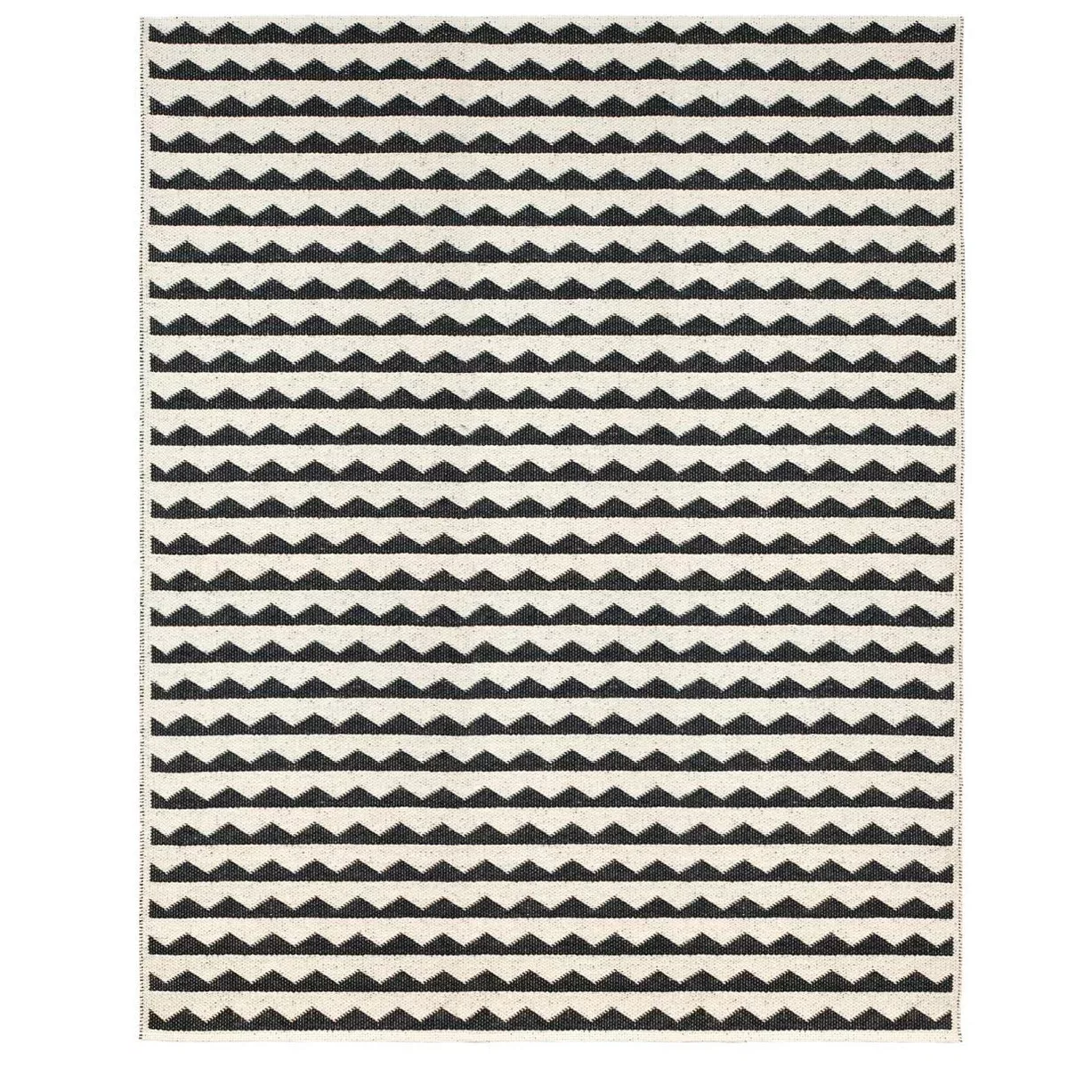 Gittan großer schwarzer Teppich 150 x 200cm günstig online kaufen