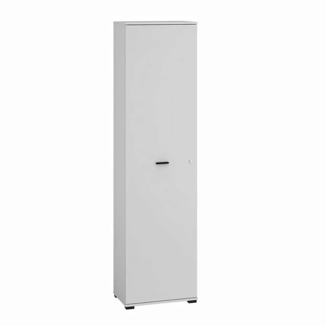 Lomadox Garderobenschrank BIARRITZ-131 Büroschrank in grau, abschließbar, m günstig online kaufen