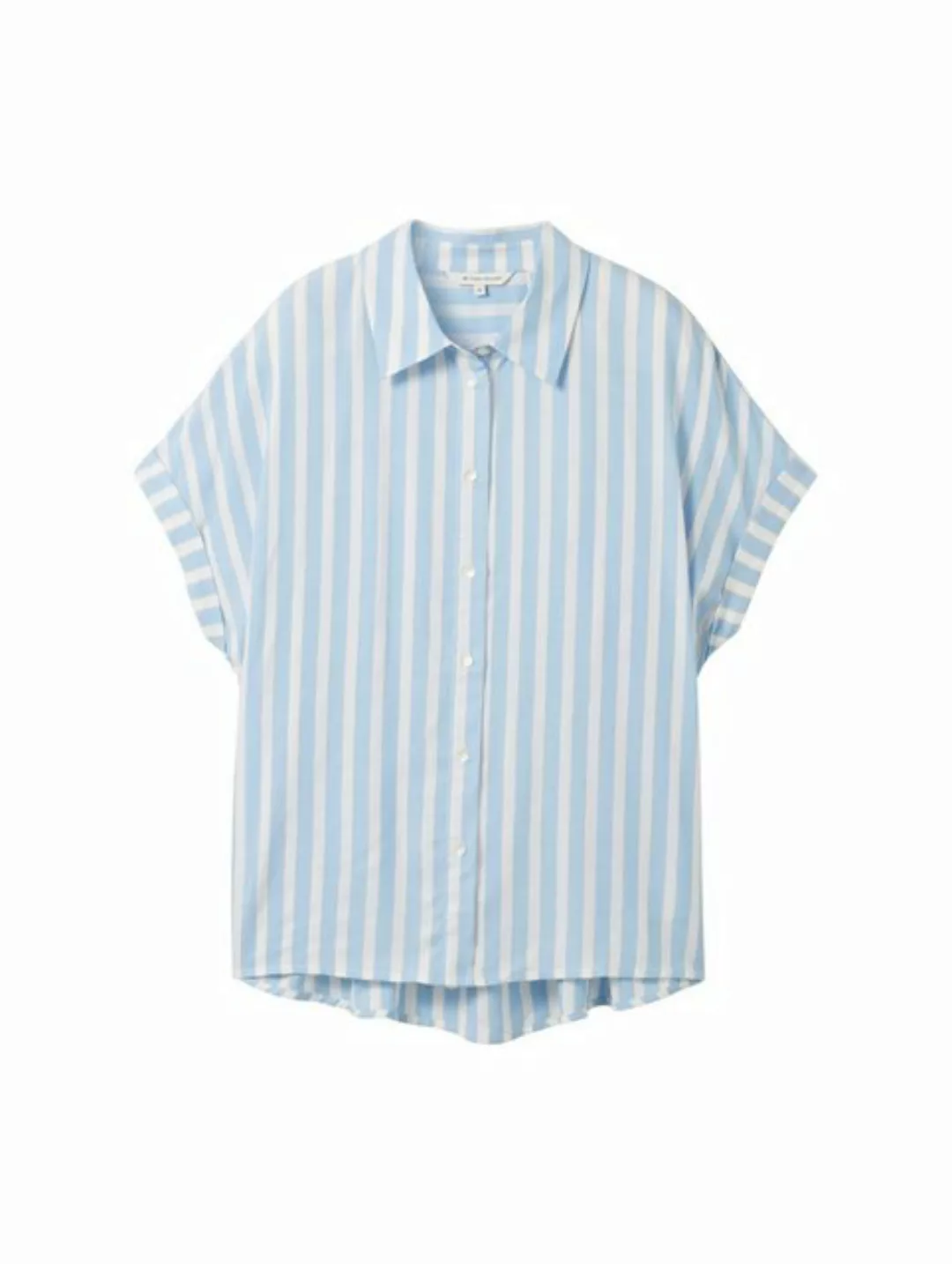 TOM TAILOR Blusenshirt striped short sleeve blouse günstig online kaufen