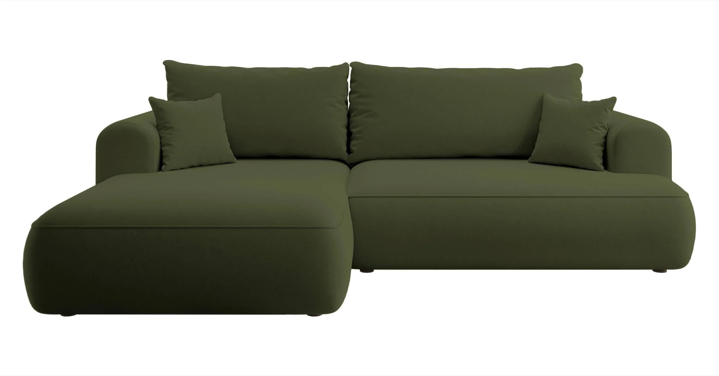 NADUVI Collection | Ecksofa Philipa links Samt mit Schlaffunktion günstig online kaufen