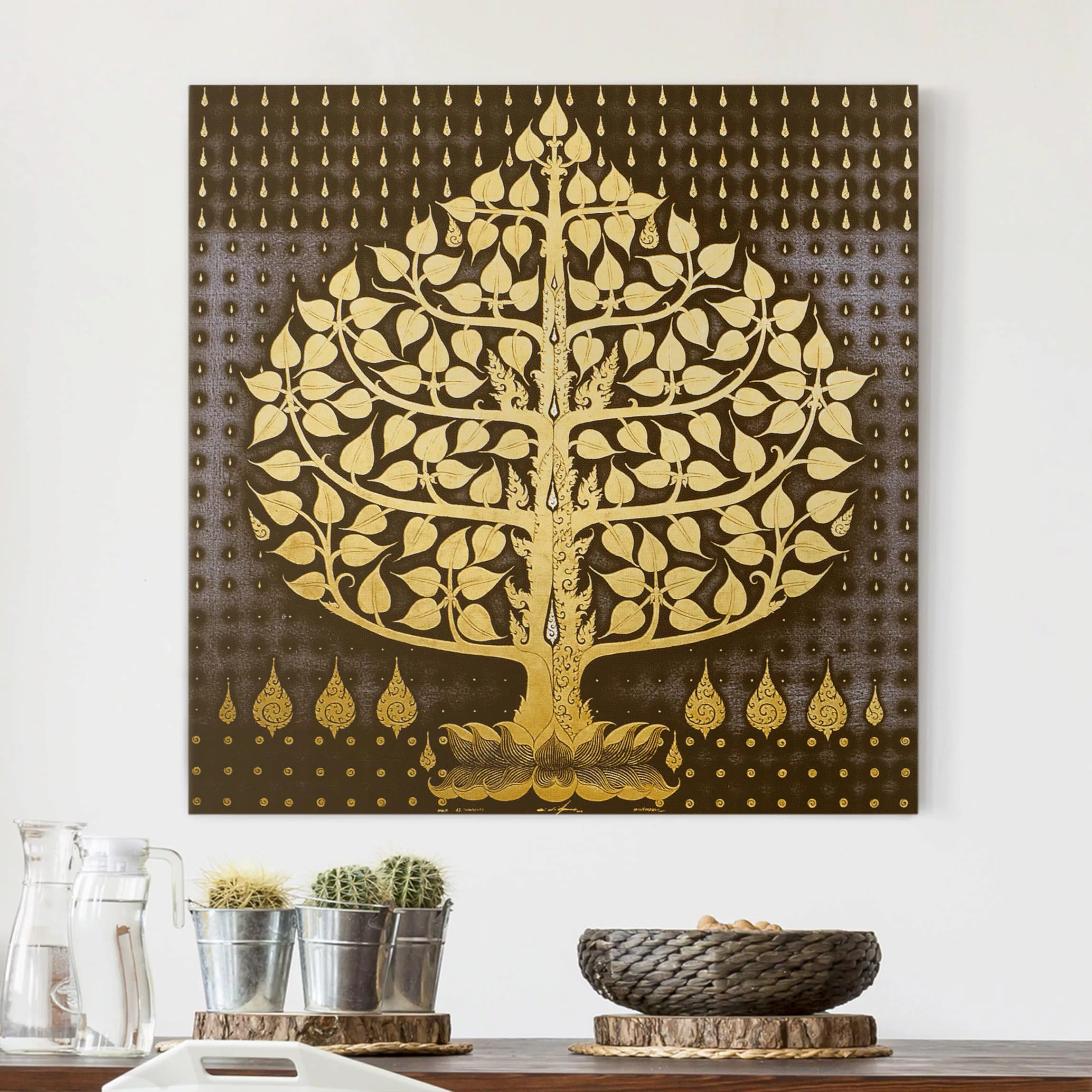 Leinwandbild Wald - Quadrat Tree of Dreams günstig online kaufen