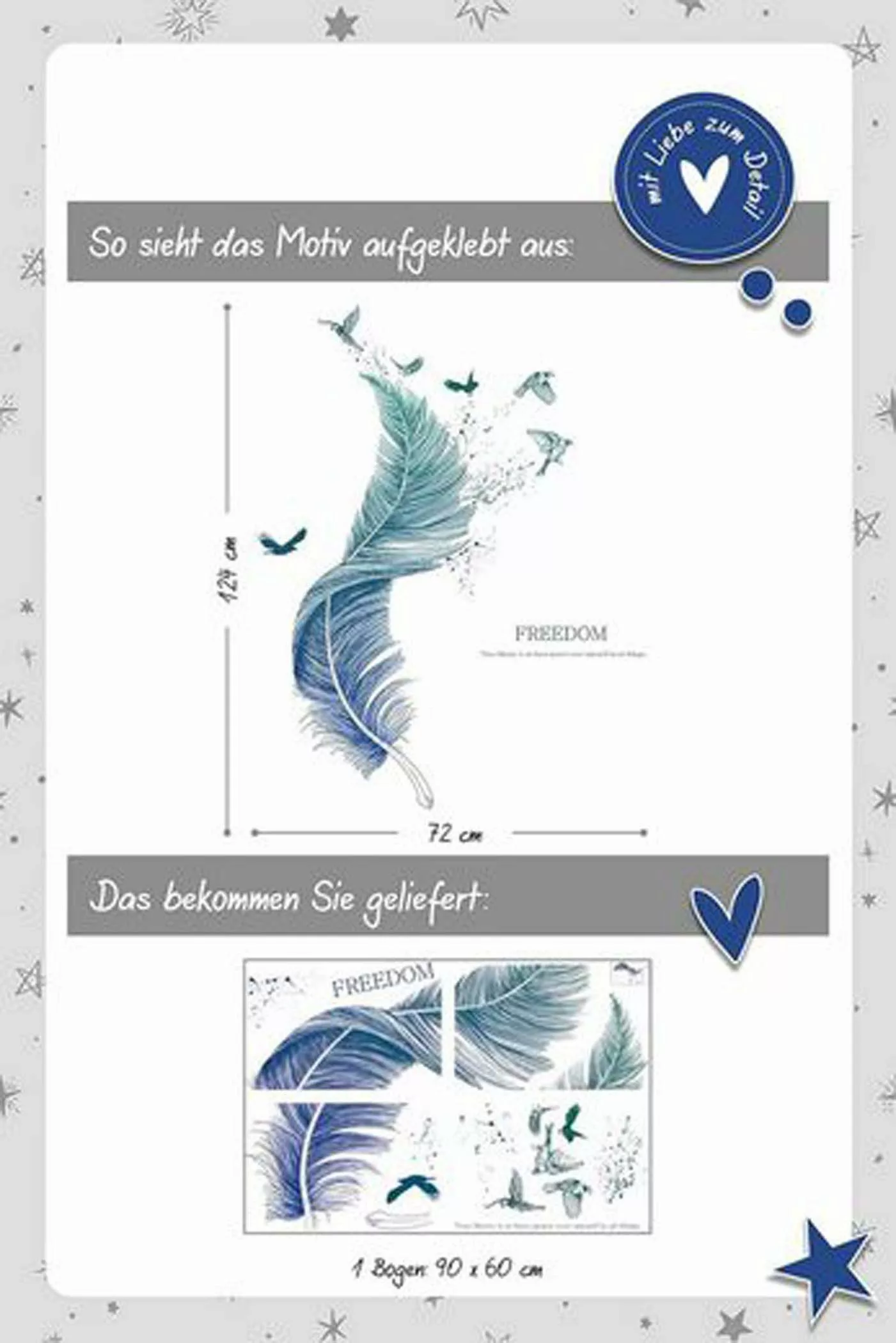 Coonoor Wandsticker Wandtattoo,Wand Deko Modern für günstig online kaufen