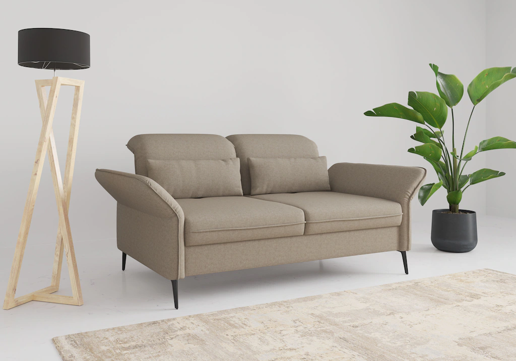 sit&more 2,5-Sitzer "Emely, inkl. Sitztiefenverstellung", wahlweise mit Bet günstig online kaufen