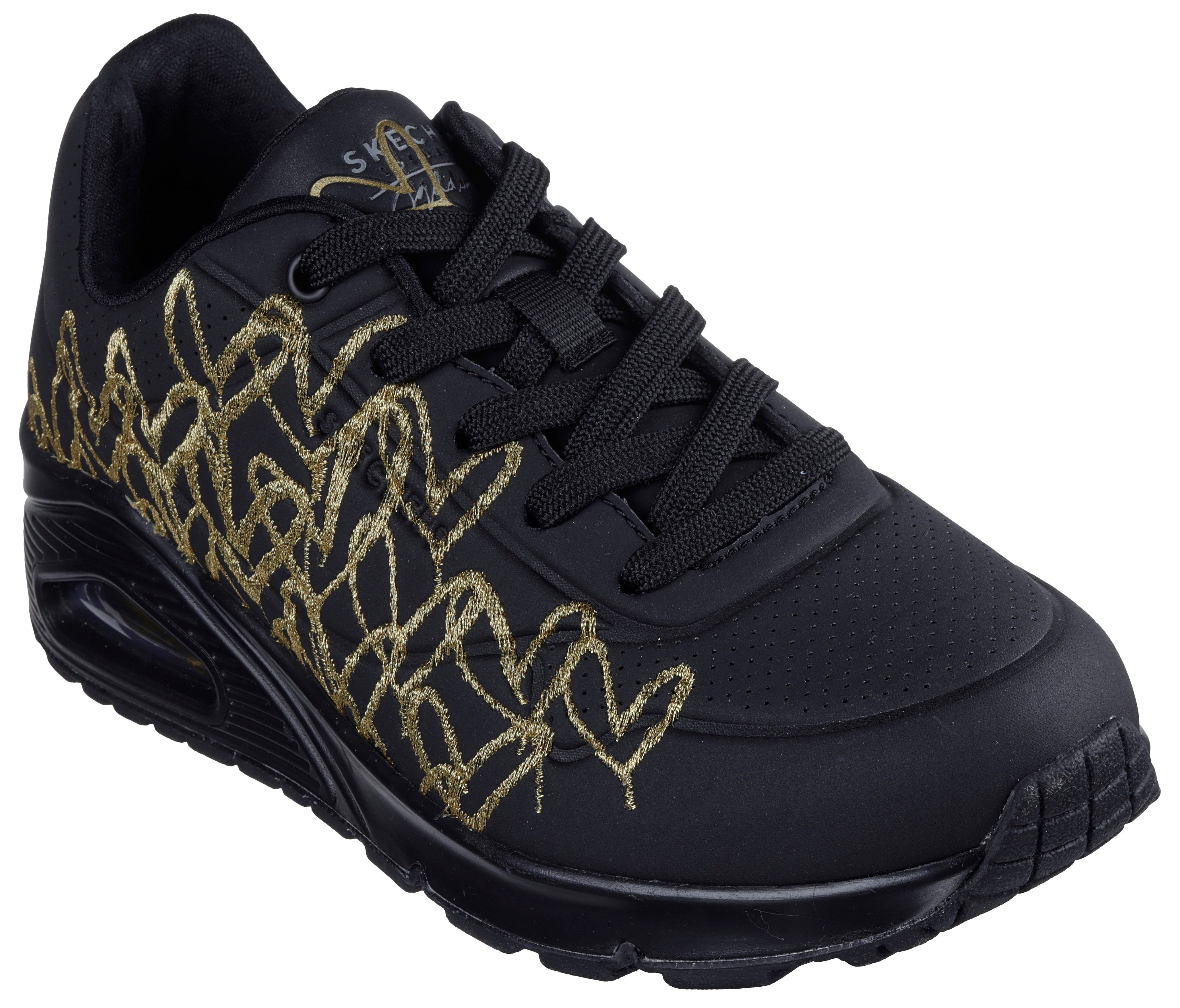 Skechers UNO-GOLDEN HEART Sneaker Freizeitschuh, Schnürschuh günstig online kaufen