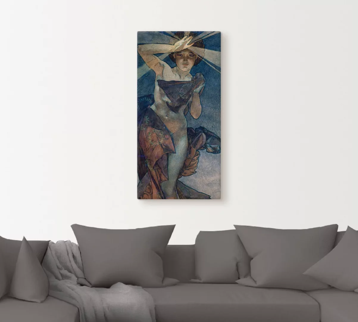 Artland Wandbild »Sterne Der Morgenstern 1902«, Frau, (1 St.), als Alubild, günstig online kaufen