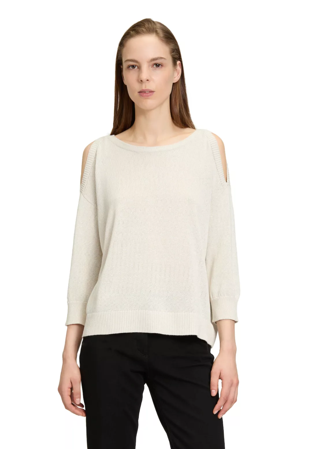 Betty Barclay Strickpullover "Betty Barclay Feinstrickpullover mit 3/4 Arm" günstig online kaufen