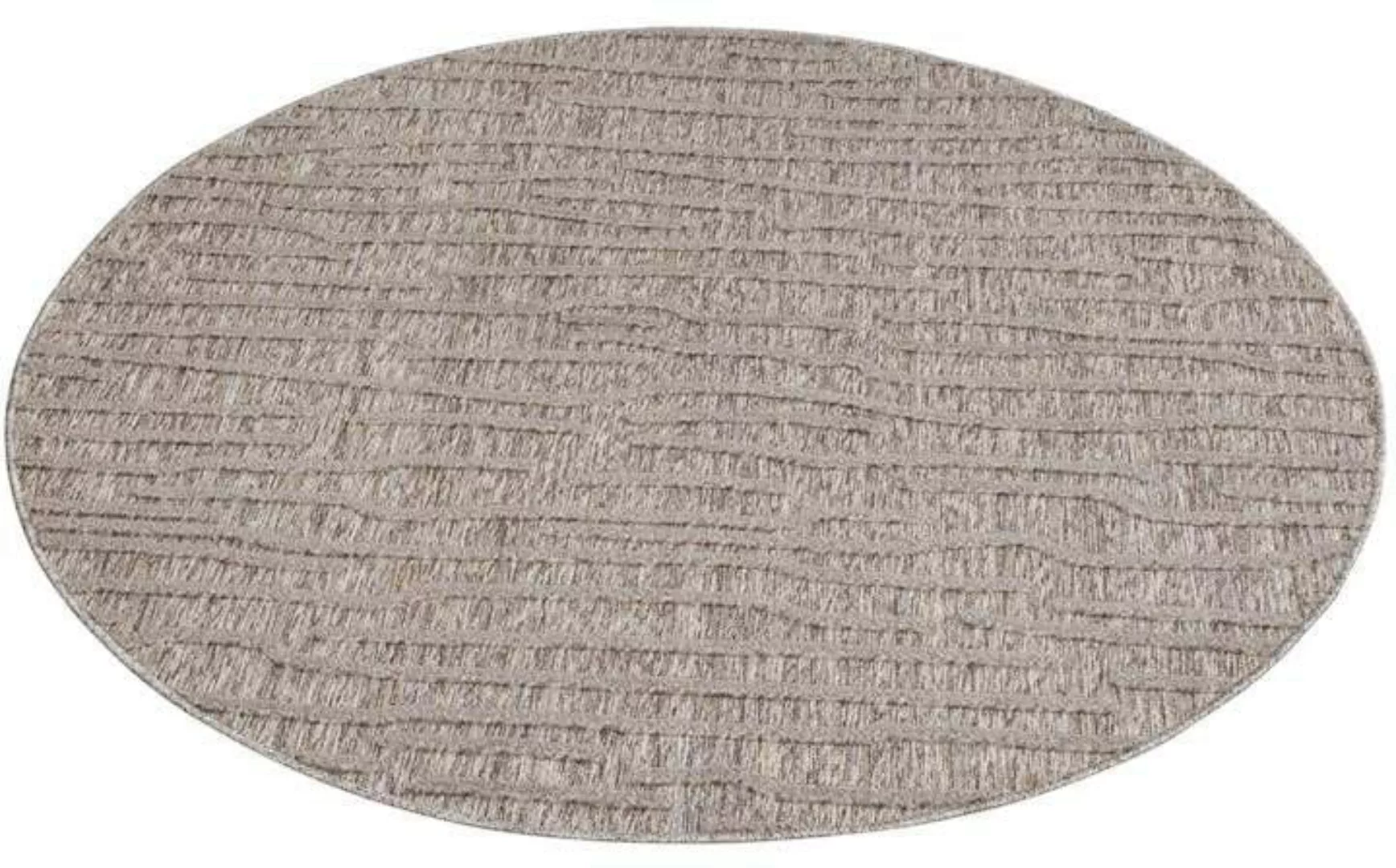 Carpet City Teppich »In-& Outdoorteppich Santorini 450, 3D-Effekt, Gestreif günstig online kaufen