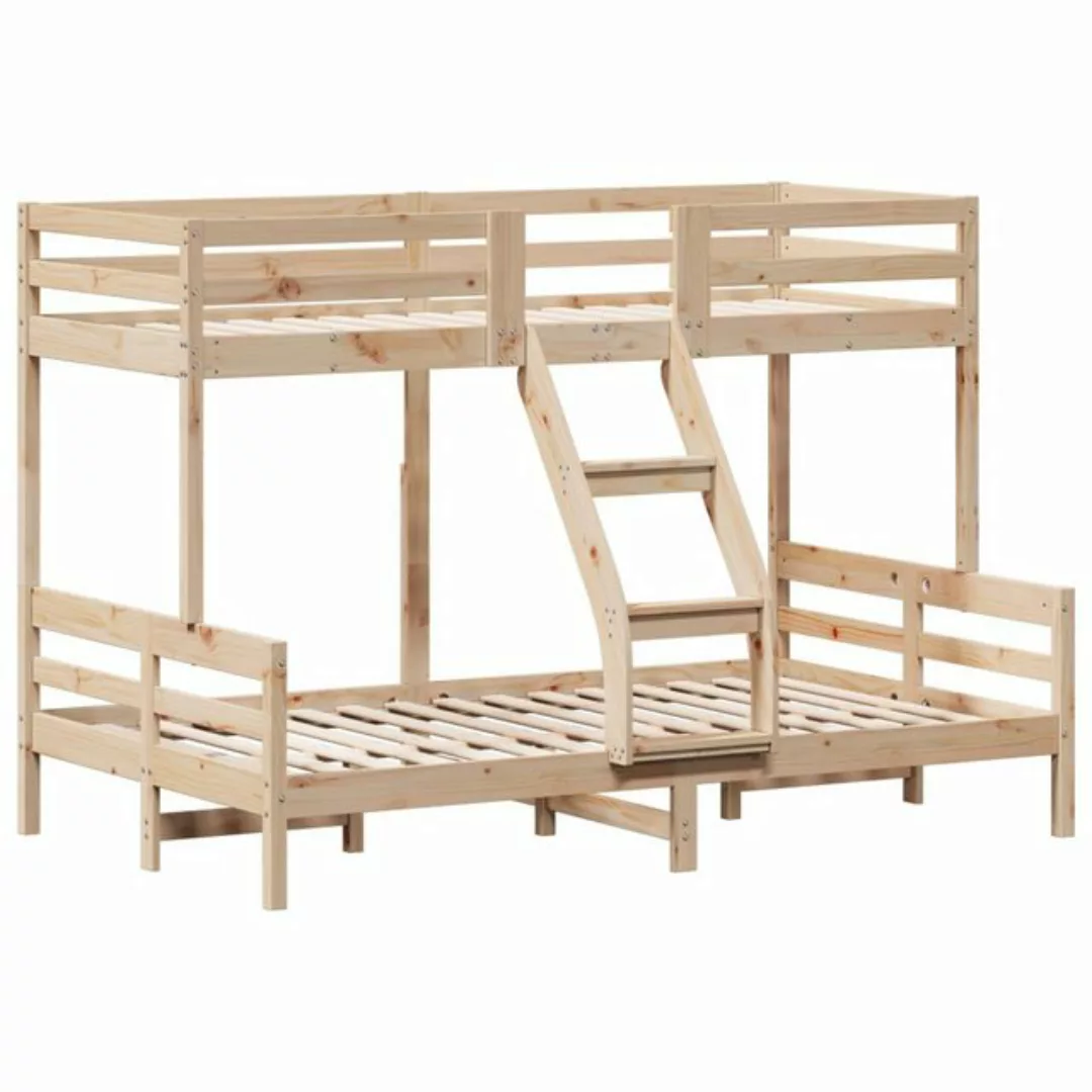 vidaXL Bettgestell Etagenbett 80x200120x200 cm Massivholz Kiefer Bett Bettg günstig online kaufen