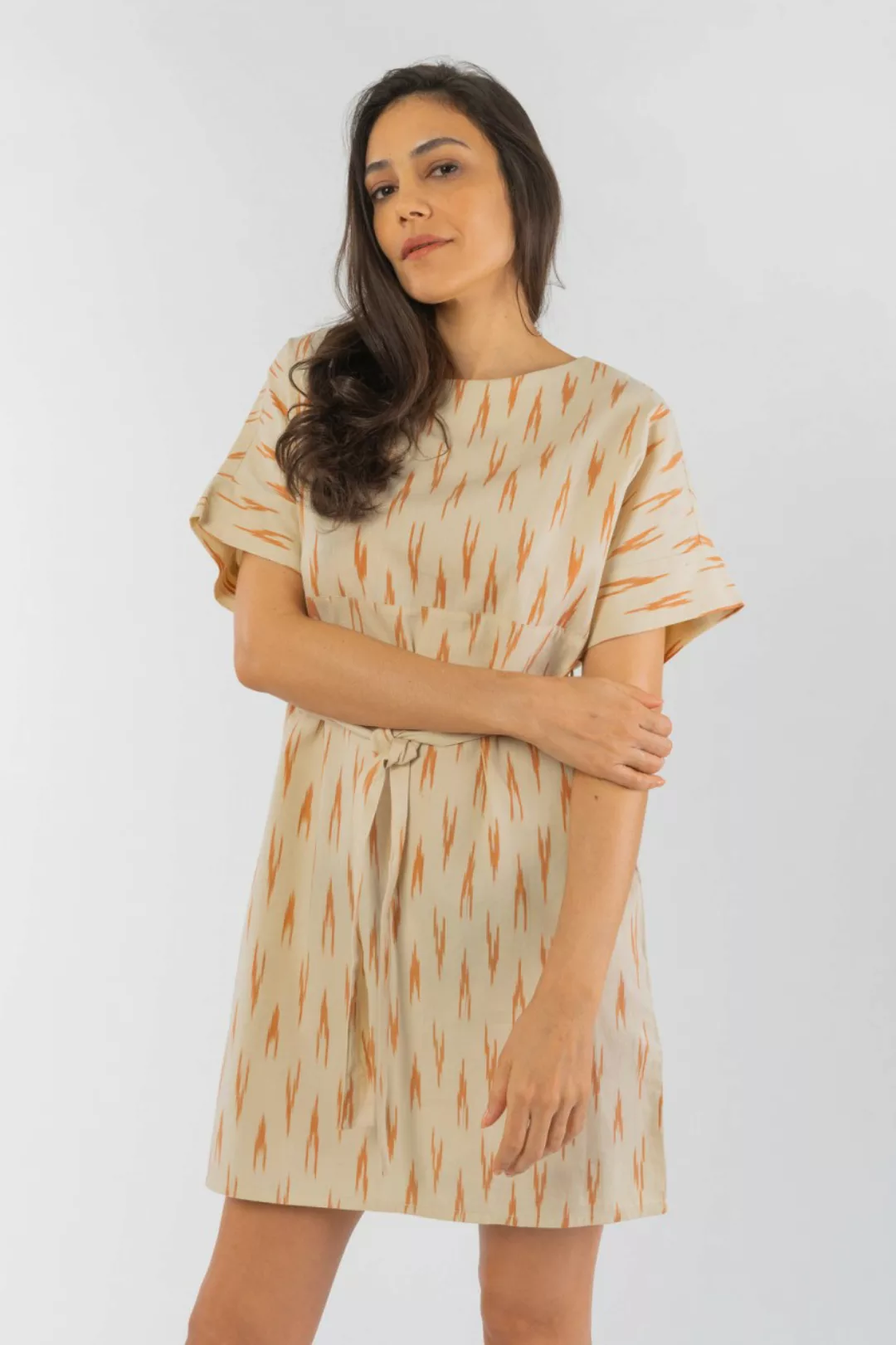 Christabel Ikat Dress aus Bio Baumwolle günstig online kaufen