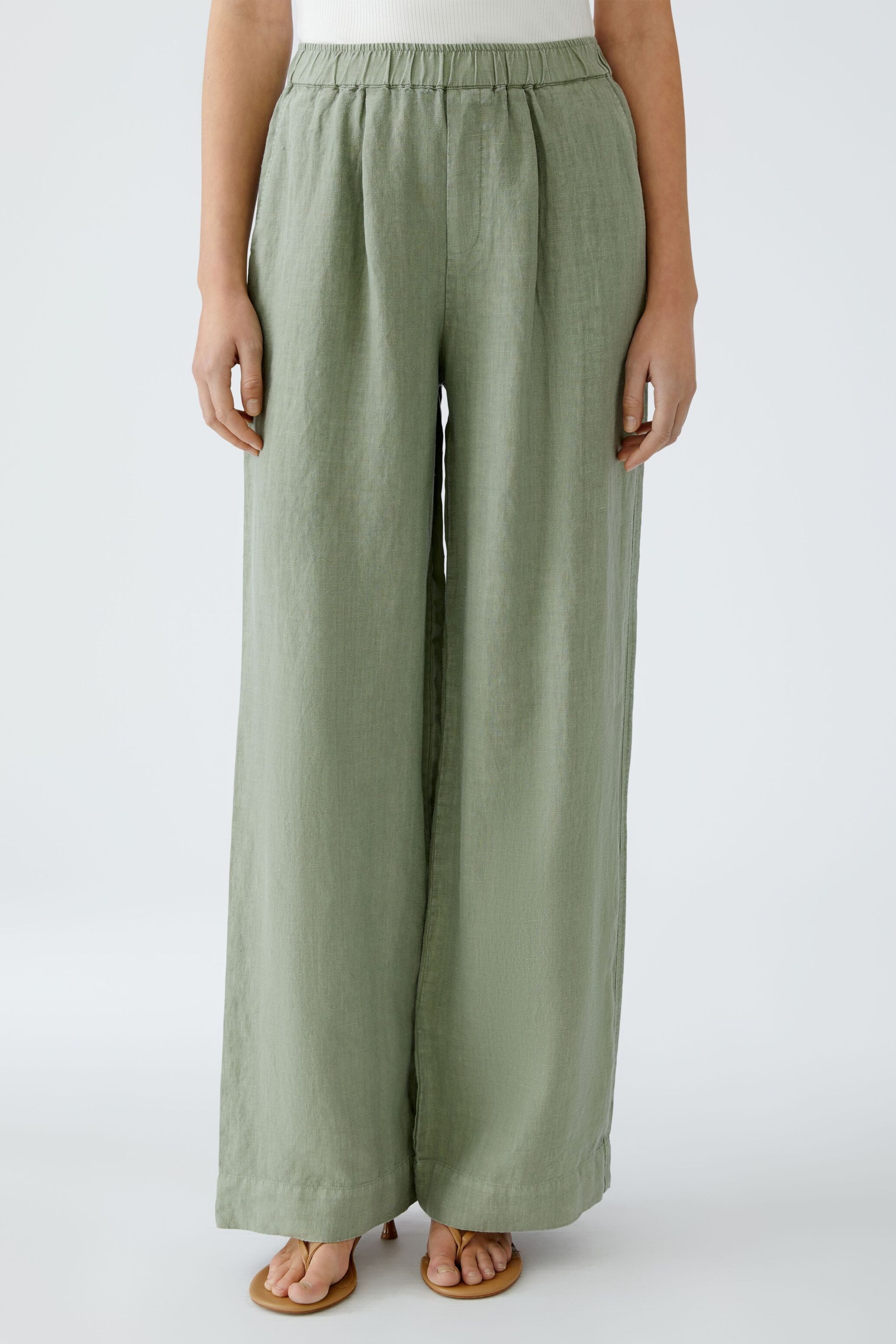 Oui Stoffhose Schlupfhose reines Leinen günstig online kaufen
