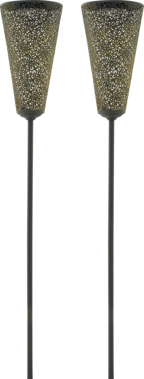 LUXFORM Gartenleuchte "Luxform Solar Torch Leeds, set of 2", Leuchtmittel L günstig online kaufen