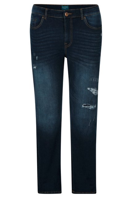 Boston Park 5-Pocket-Jeans Boston Park Jeans Bauchfit destroyed 5-Pocket günstig online kaufen