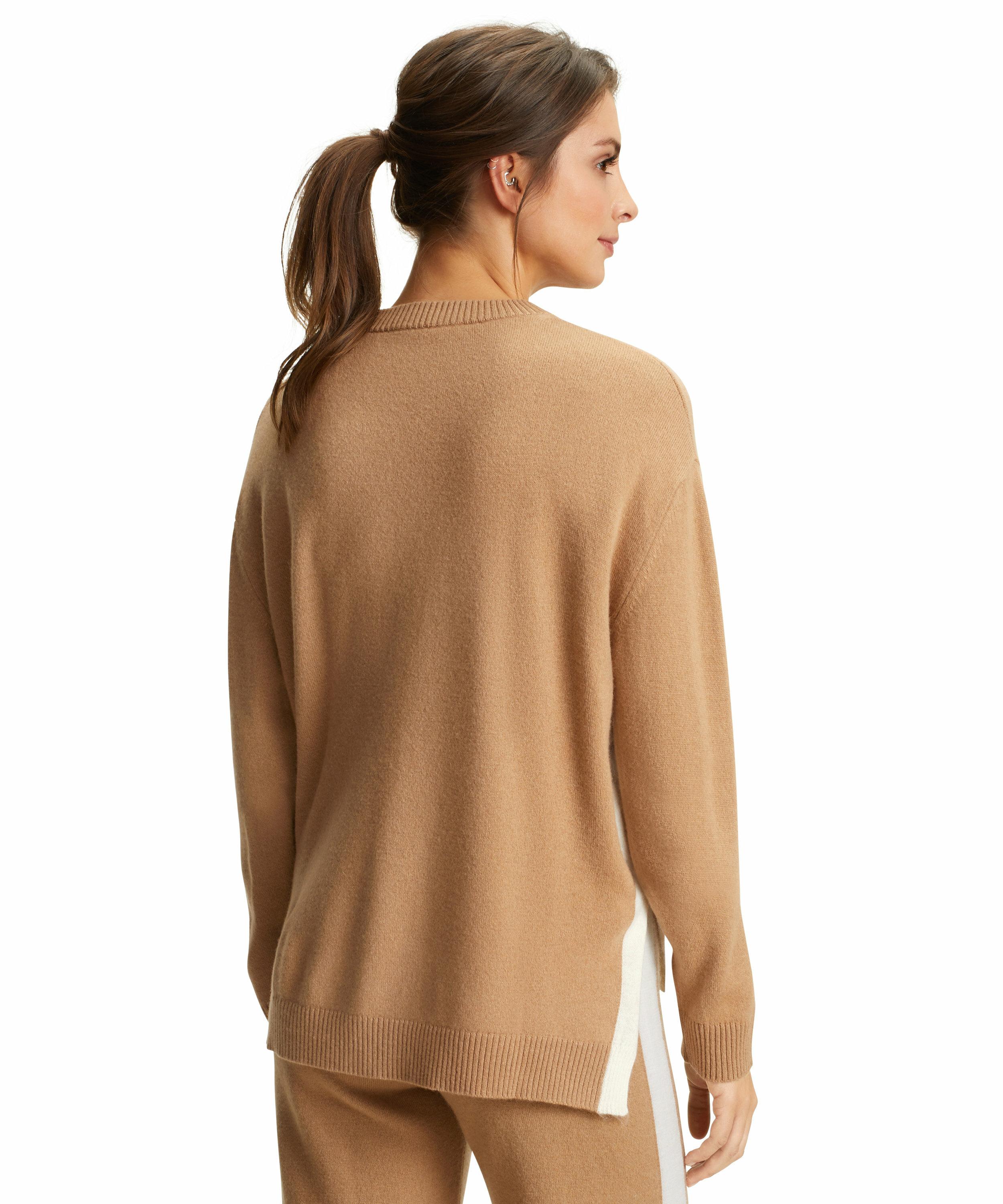 FALKE Damen Pullover, XL, Beige, Uni, Schurwolle, 64176-503805 günstig online kaufen