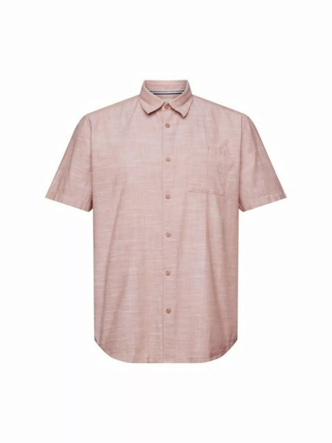 edc by Esprit Kurzarmhemd Button-Down-Hemd aus Baumwolle günstig online kaufen