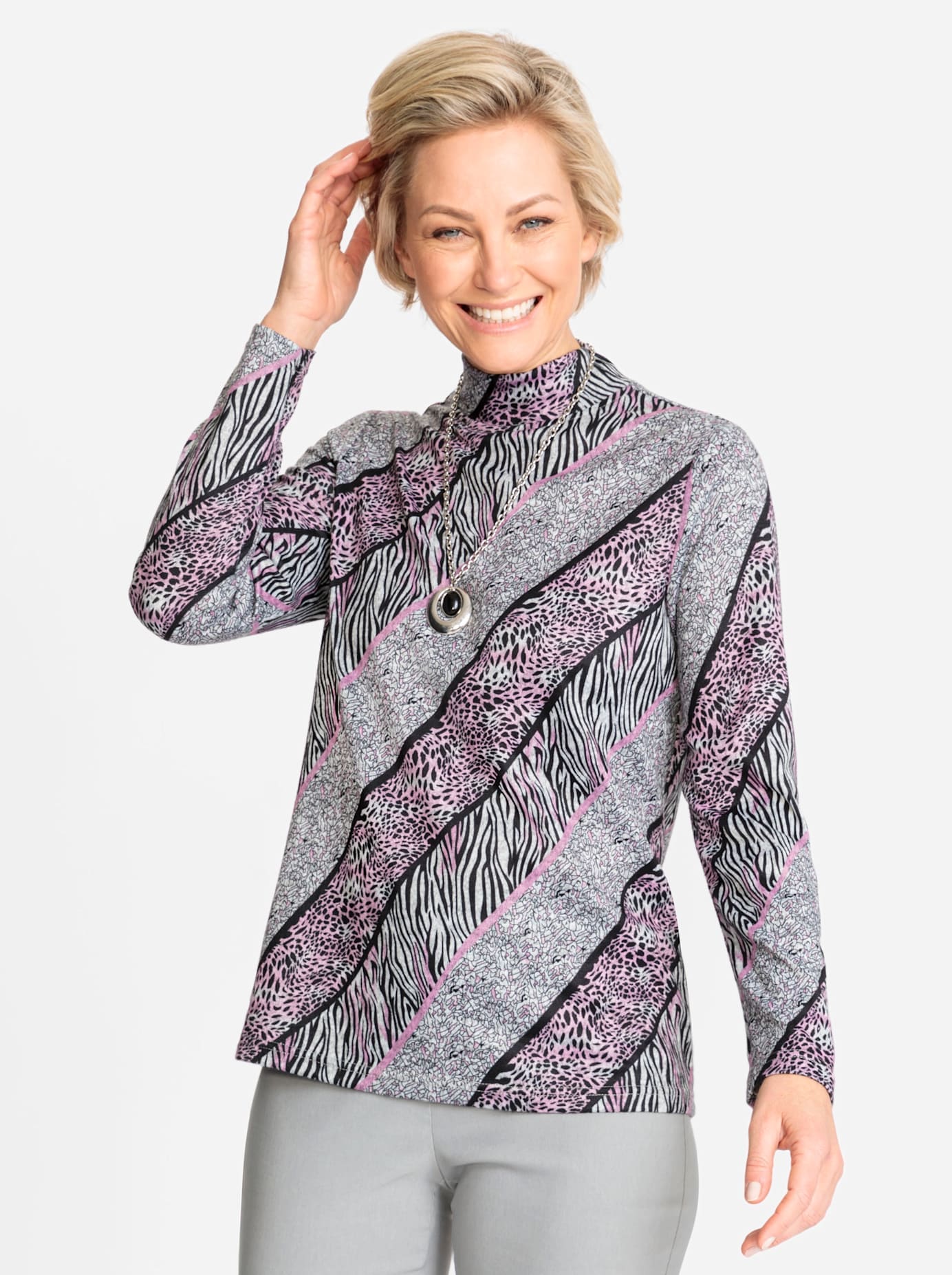 Classic Langarmshirt "Winter-Shirt", (1 tlg.) günstig online kaufen