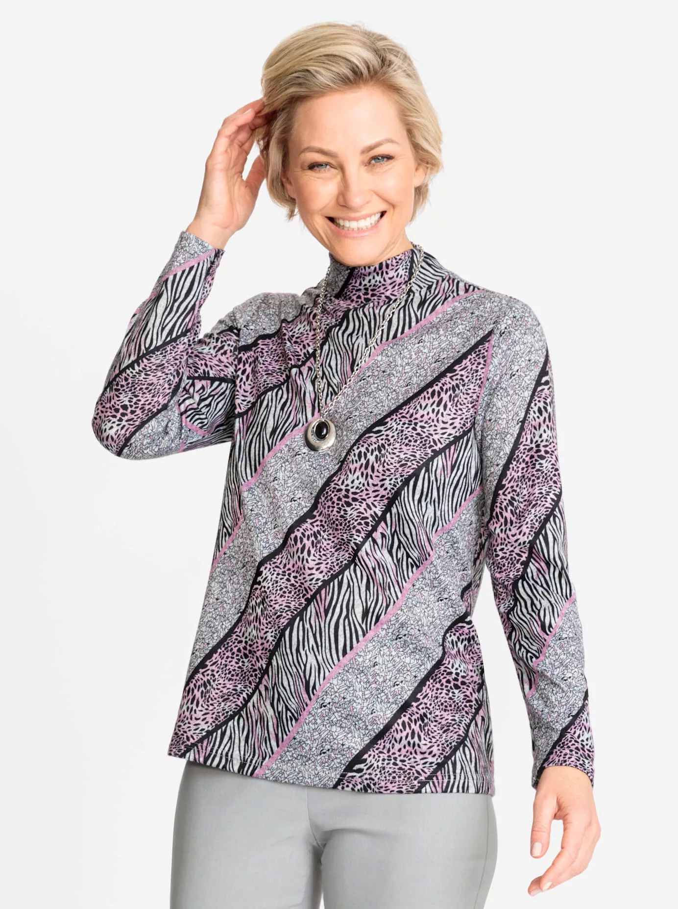 Classic Langarmshirt "Winter-Shirt", (1 tlg.) günstig online kaufen