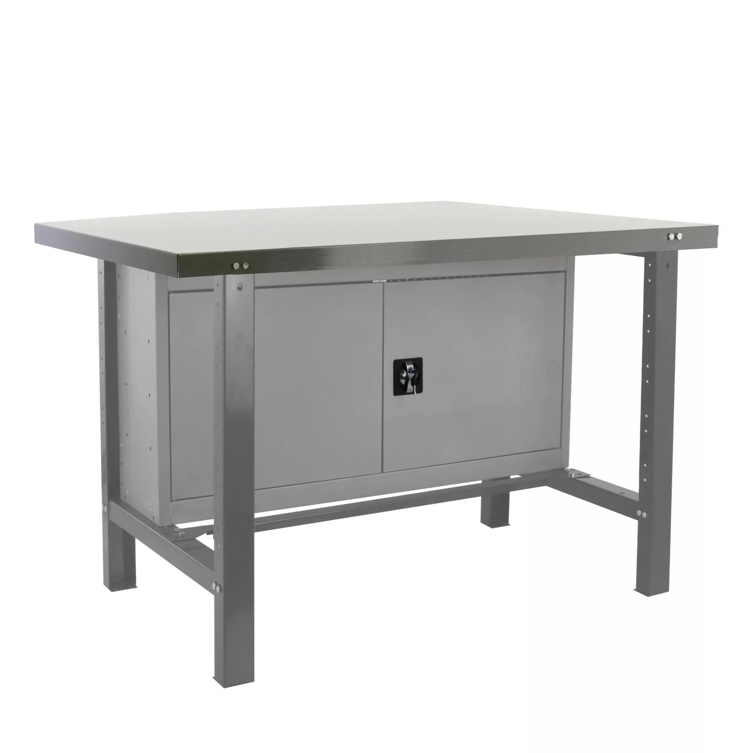 PROREGAL Werkbank Buffalo Metal mit Schrank HxBxT 83 x 180 x 73 cm Traglast günstig online kaufen