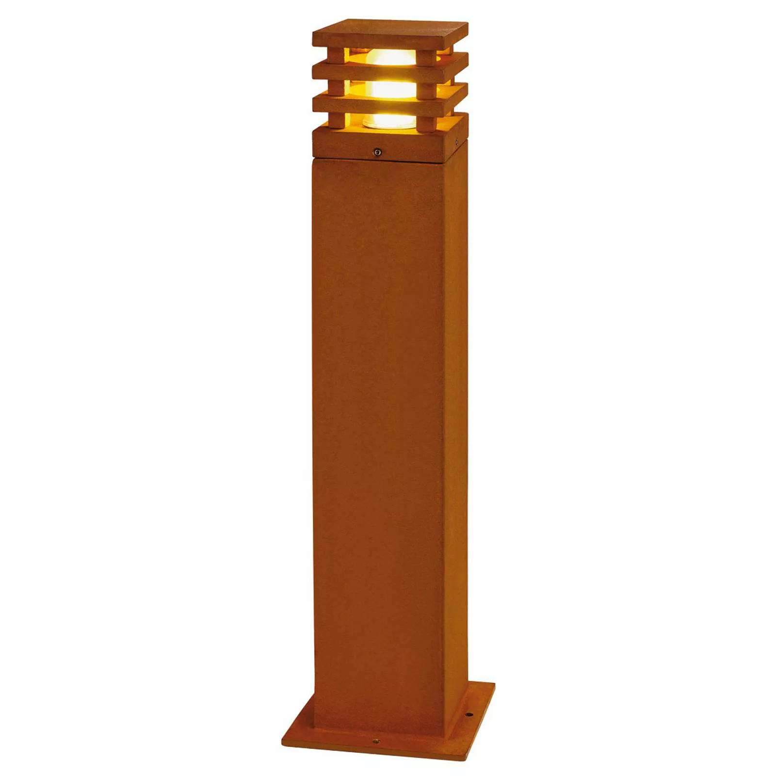 SLV RUSTY® 70, Outdoor Standleuchte, LED, 3000K, rund, eisen georstet, Ø/H günstig online kaufen