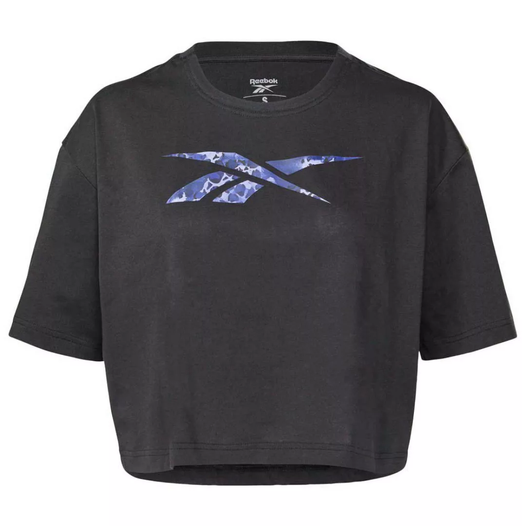 Reebok Training Supply Graphic Leopard Kurzärmeliges T-shirt L Black günstig online kaufen