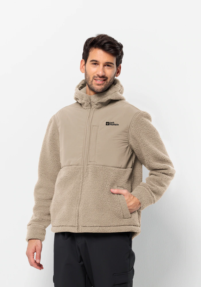 Jack Wolfskin Fleecejacke "FELSLICHT HOODED JKT M", mit Kapuze günstig online kaufen