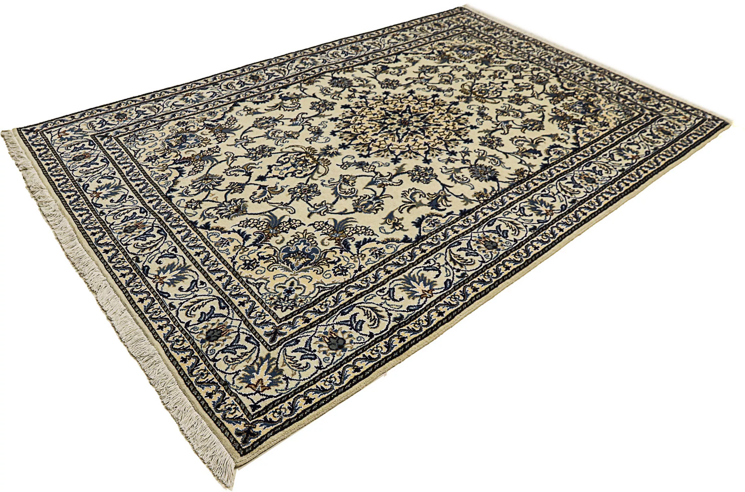 morgenland Orientteppich »Perser - Nain - 248 x 165 cm - beige«, rechteckig günstig online kaufen