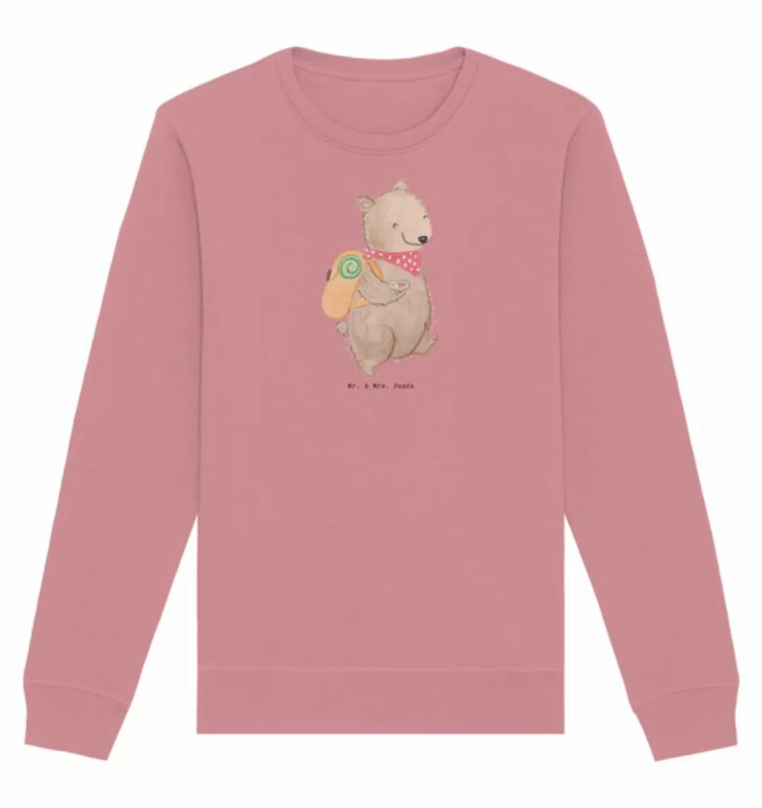 Mr. & Mrs. Panda Longpullover Größe XS Bär Wandern - Canyon Pink - Geschenk günstig online kaufen