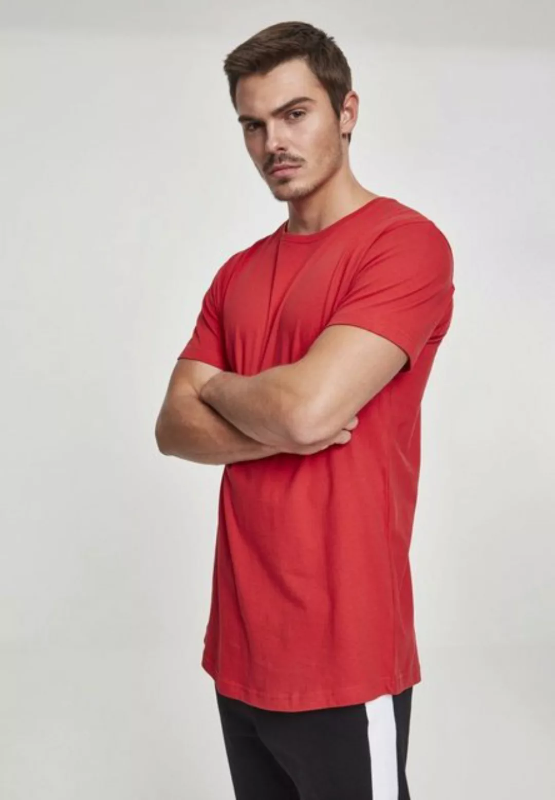 URBAN CLASSICS Kurzarmshirt Urban Classics Herren Shaped Long Tee (1-tlg) günstig online kaufen