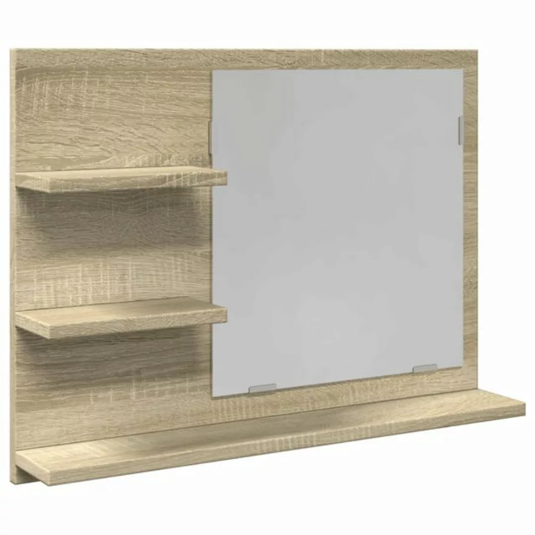 vidaXL Badezimmerspiegelschrank Badspiegel Sonoma-Eiche 60x10,5x45 cm Holzw günstig online kaufen