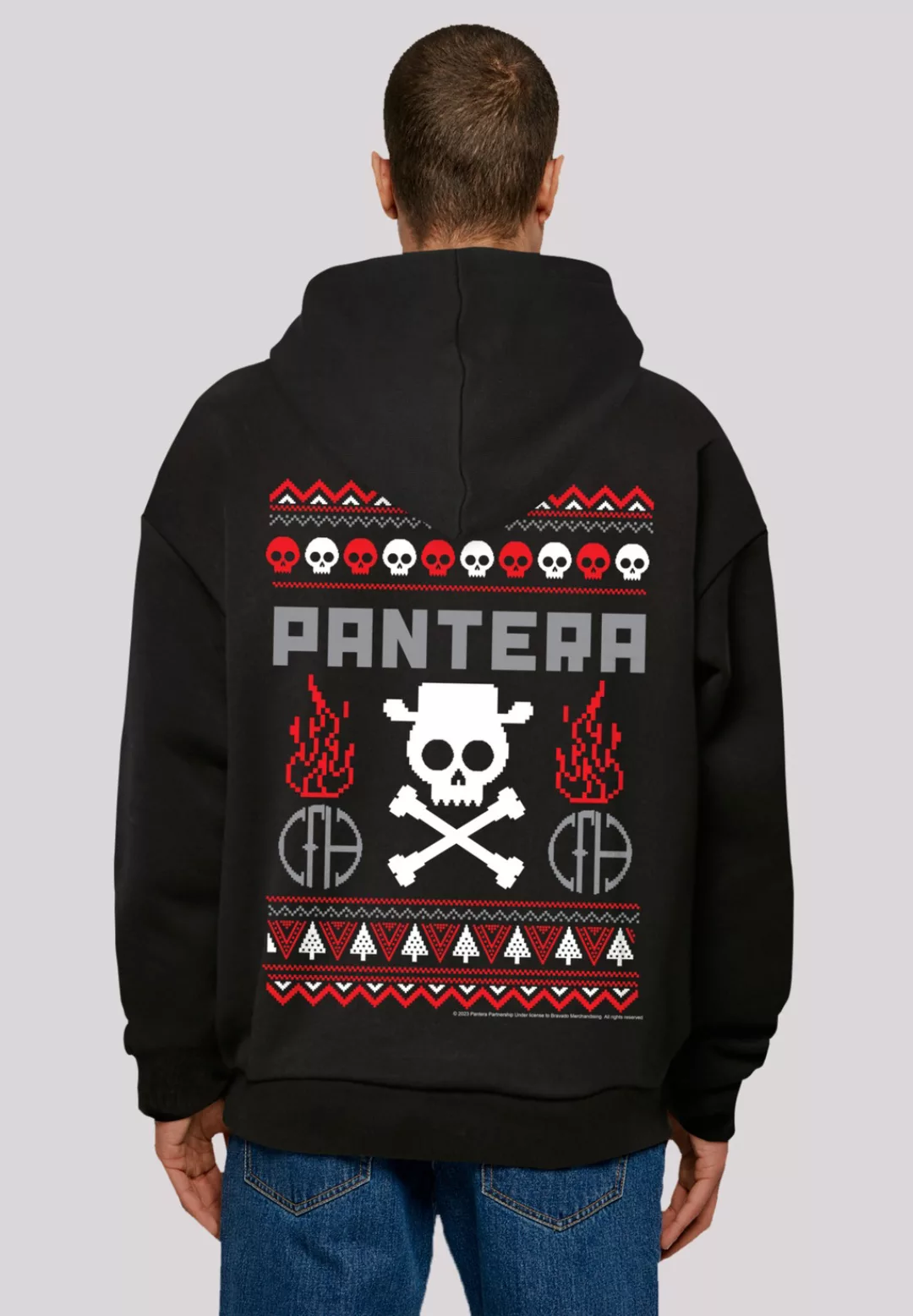 F4NT4STIC Kapuzenpullover "Pantera Weihnachten Christmas" günstig online kaufen