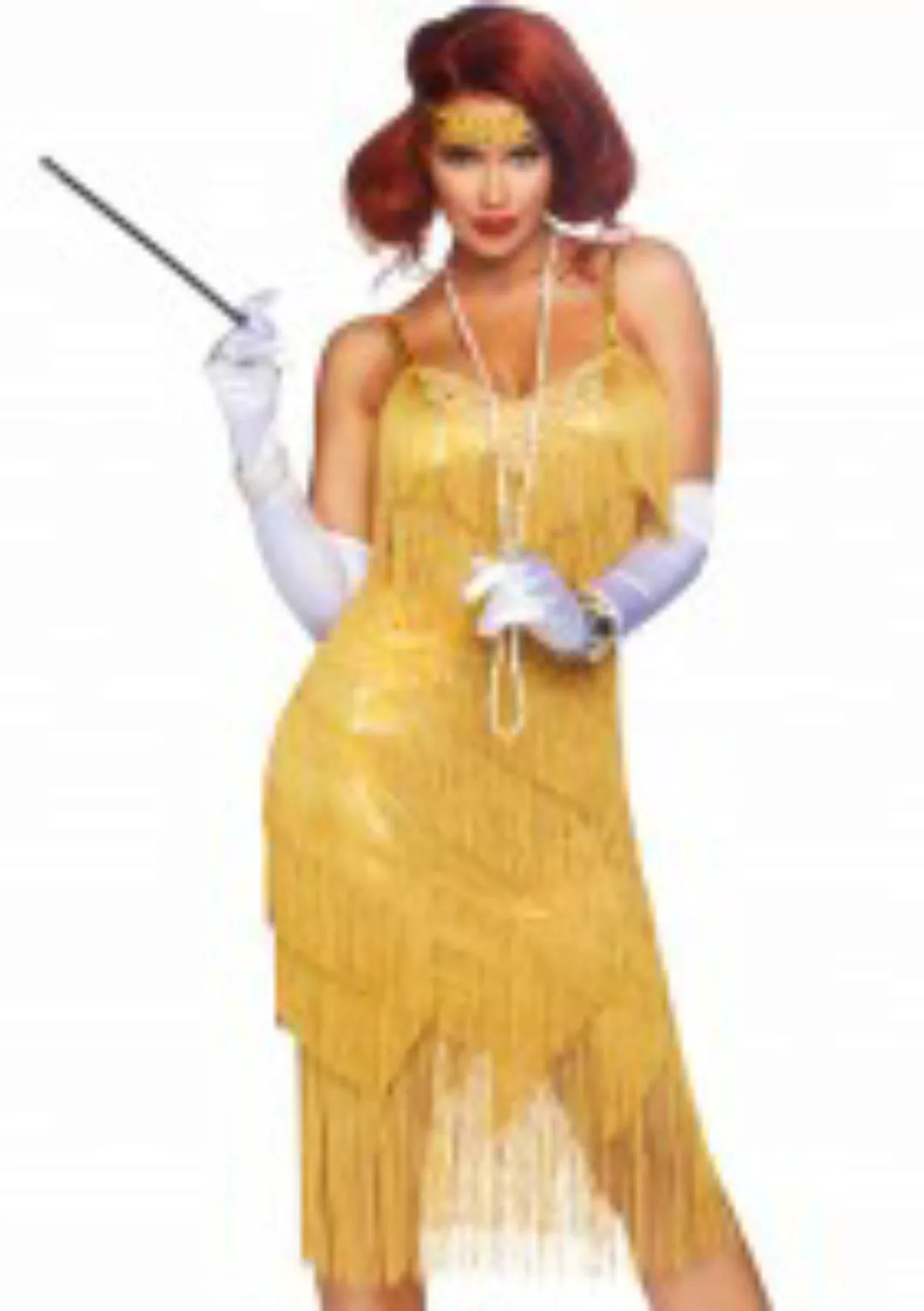 Goldenes Divakleid - Kostüm günstig online kaufen