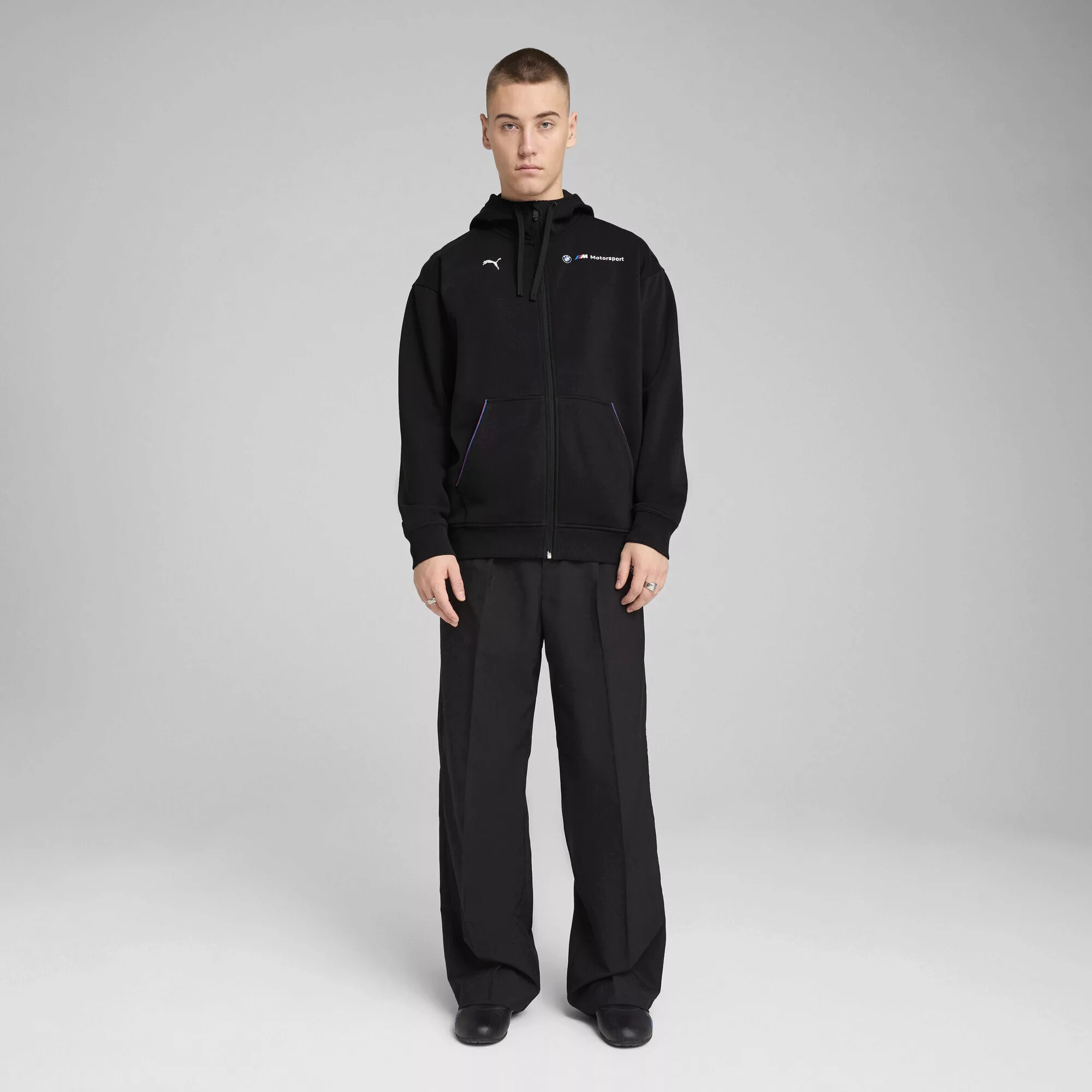 PUMA Sweatjacke "BMW M Motorsport Essentials+ Fleecejacke mit Kapuze Herren günstig online kaufen