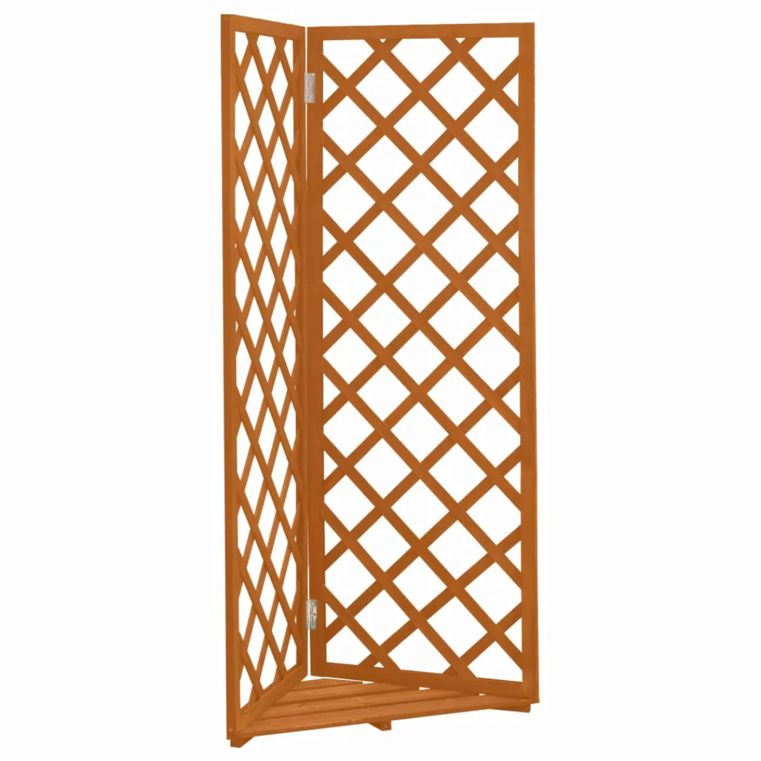 Eck-rankgitter Orange 50x50x145 Cm Massivholz Tanne günstig online kaufen