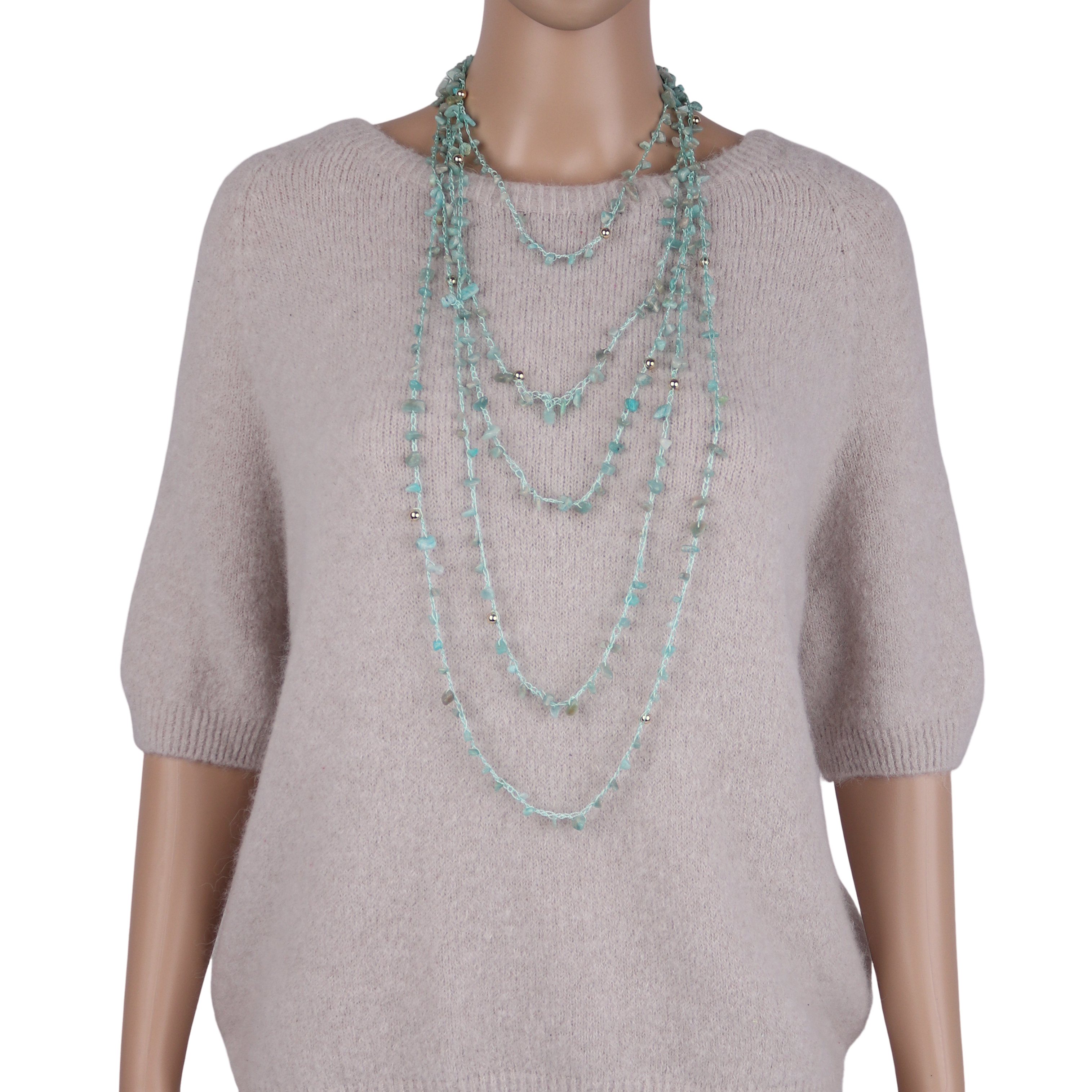 MIRROSI Lange Kette Damen Halskette mit günstig online kaufen