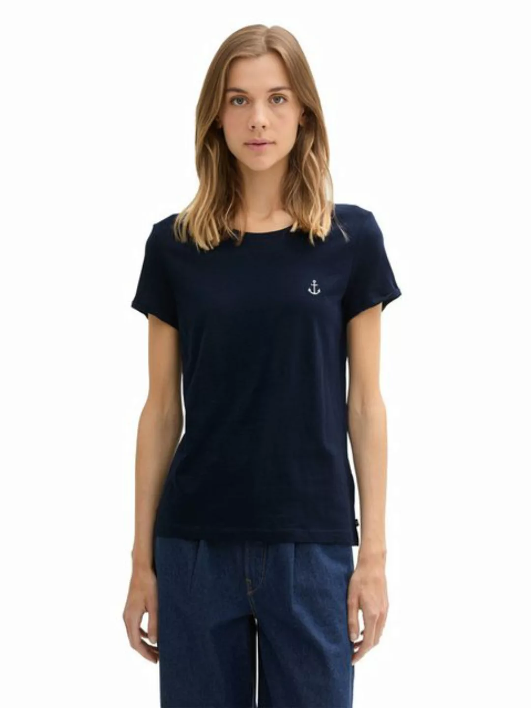 TOM TAILOR Denim T-Shirt (2-tlg) Plain/ohne Details günstig online kaufen