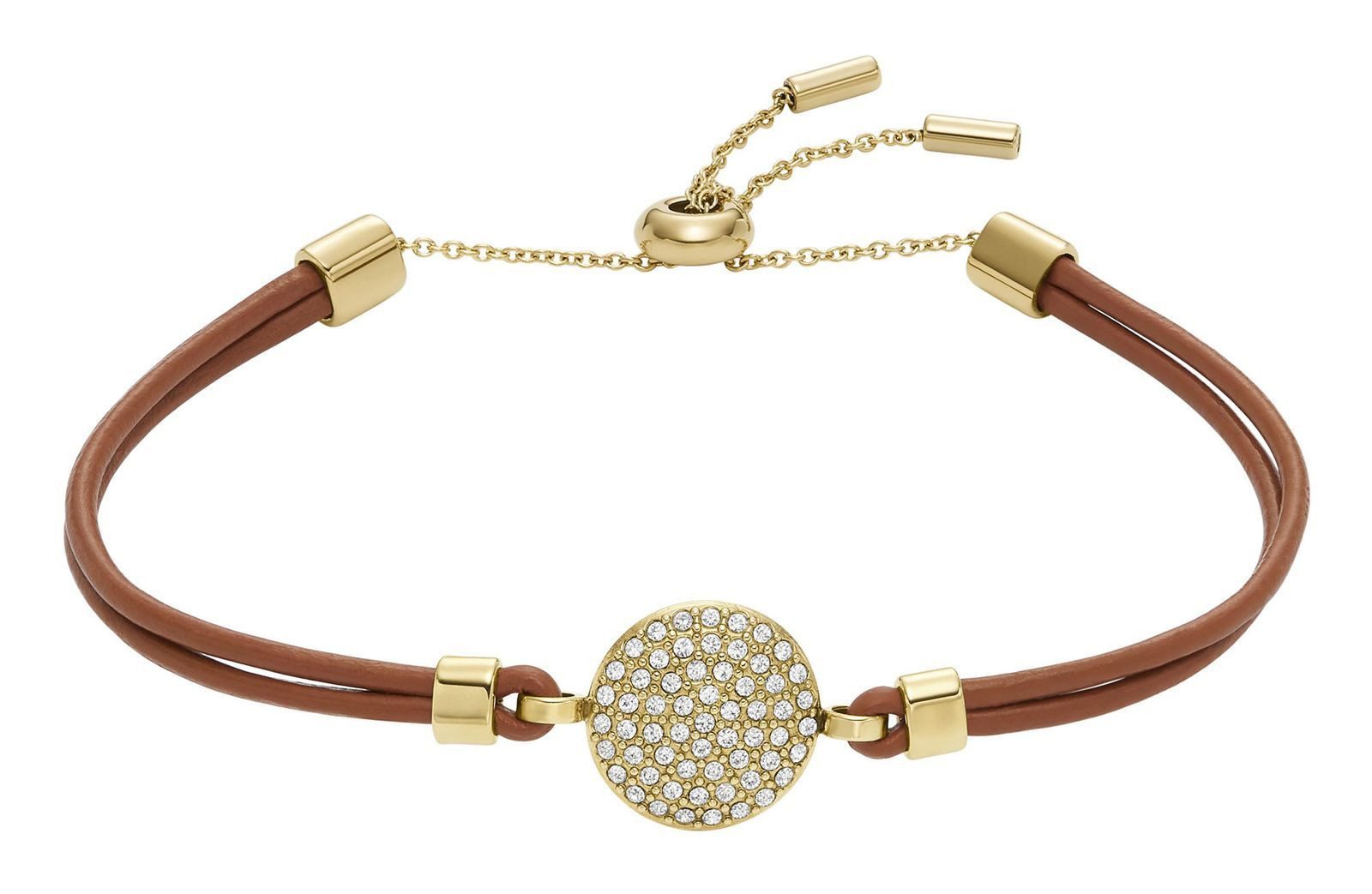 Fossil Lederarmband Leather Bracelet, aus echtem günstig online kaufen