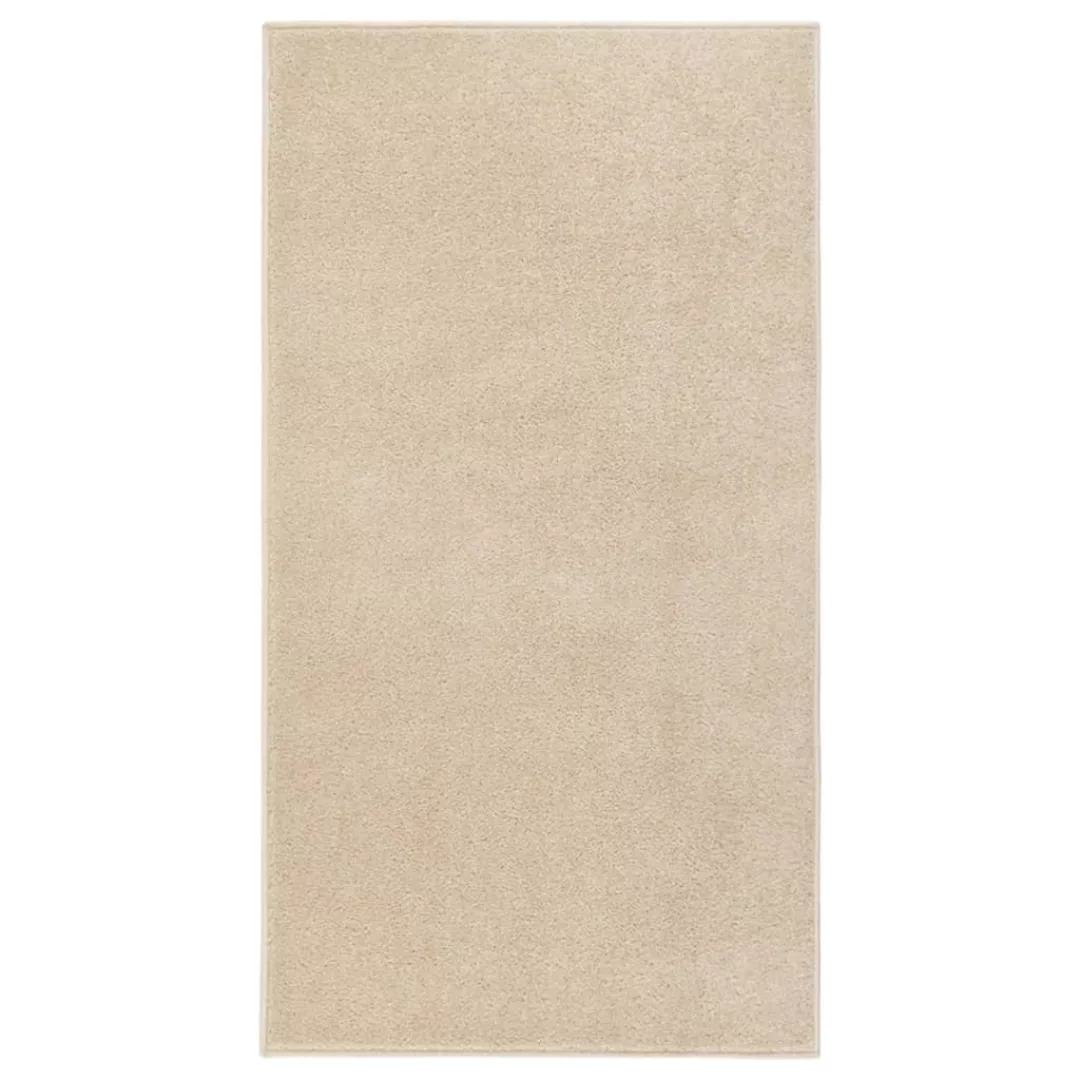 Vidaxl Teppich Kurzflor 80x150 Cm Beige günstig online kaufen