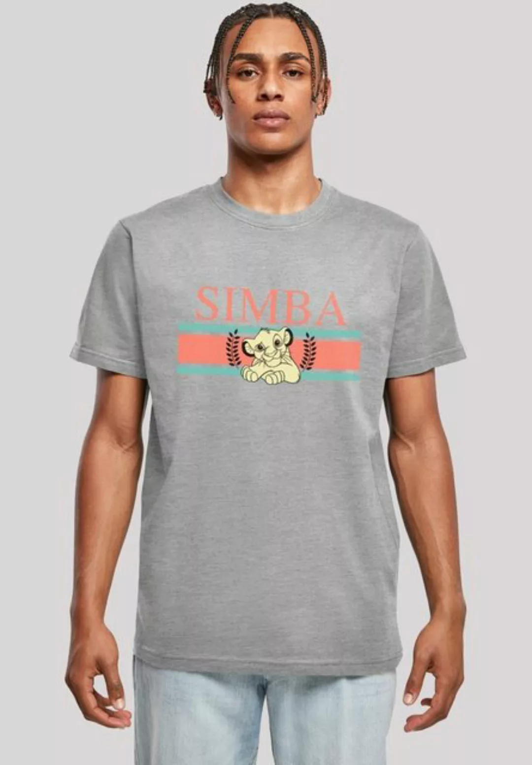 F4NT4STIC T-Shirt Disney König der Löwen Simba Stripes Print günstig online kaufen